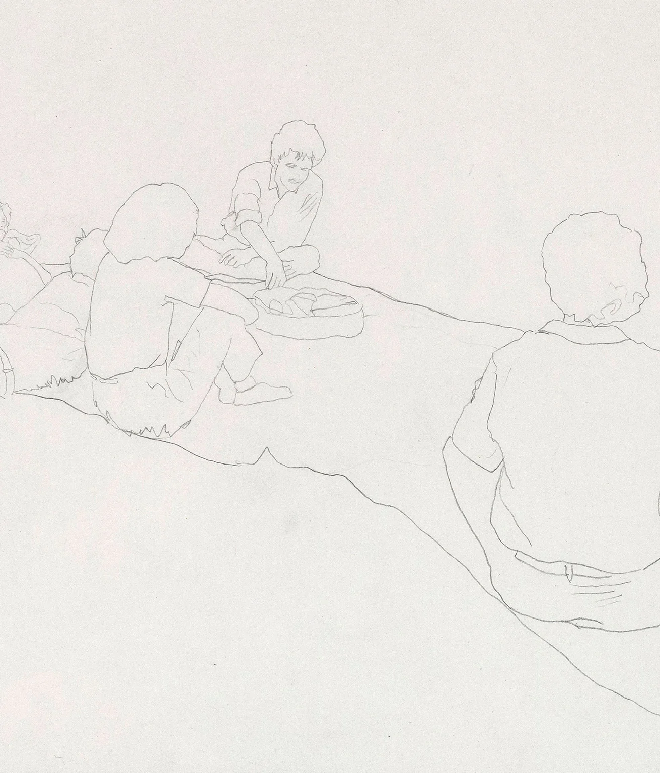 CHARLES PACHTER "PICNIC (STRATFORD)", 1983