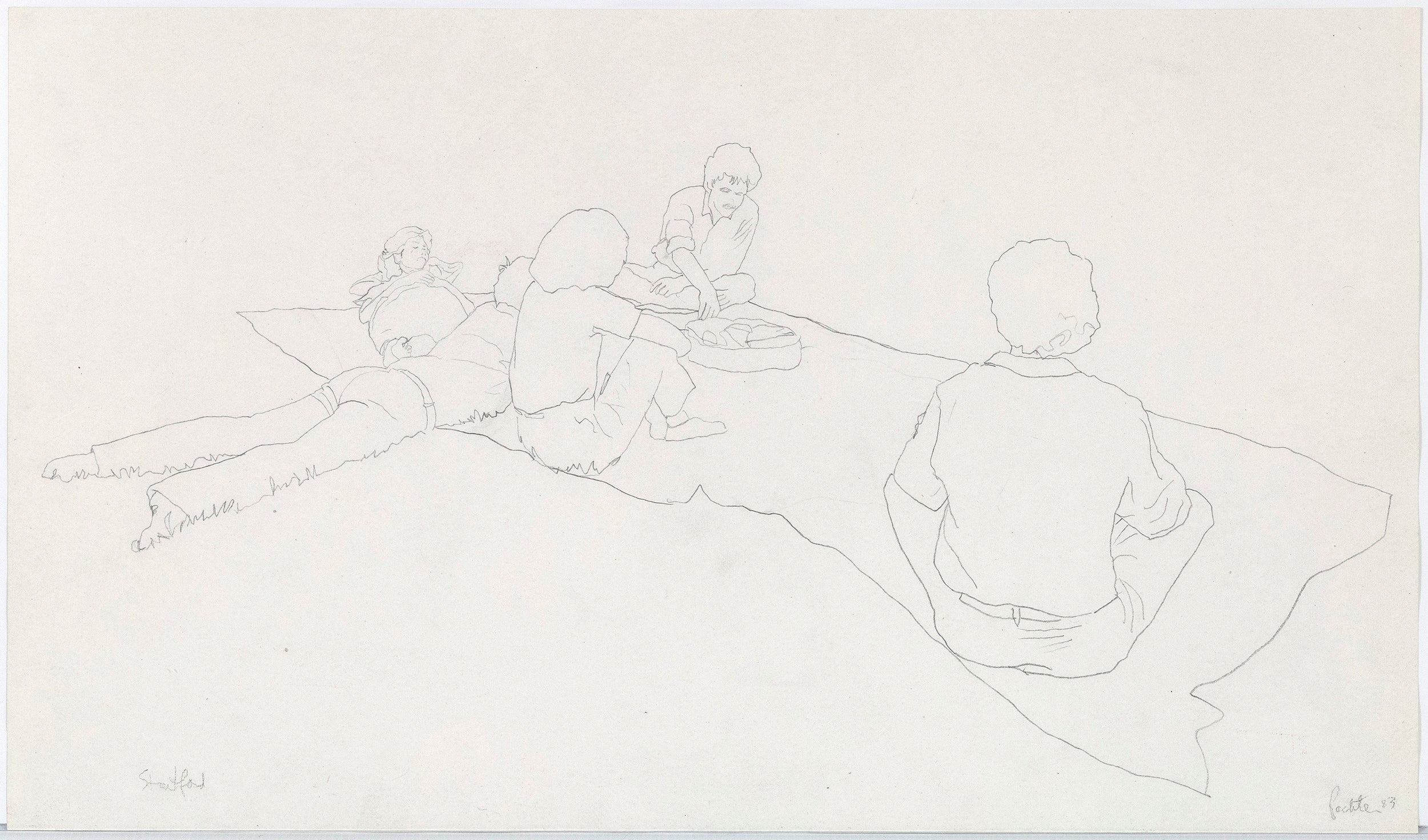 CHARLES PACHTER "PICNIC (STRATFORD)", 1983 - Image 12