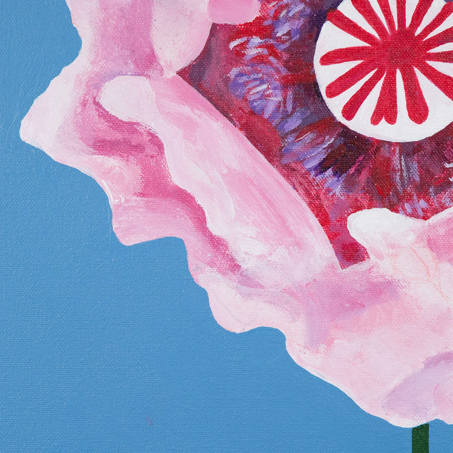 CHARLES PACHTER "POPPY" ACRYLIC ON CANVAS, 2021 - Image 7