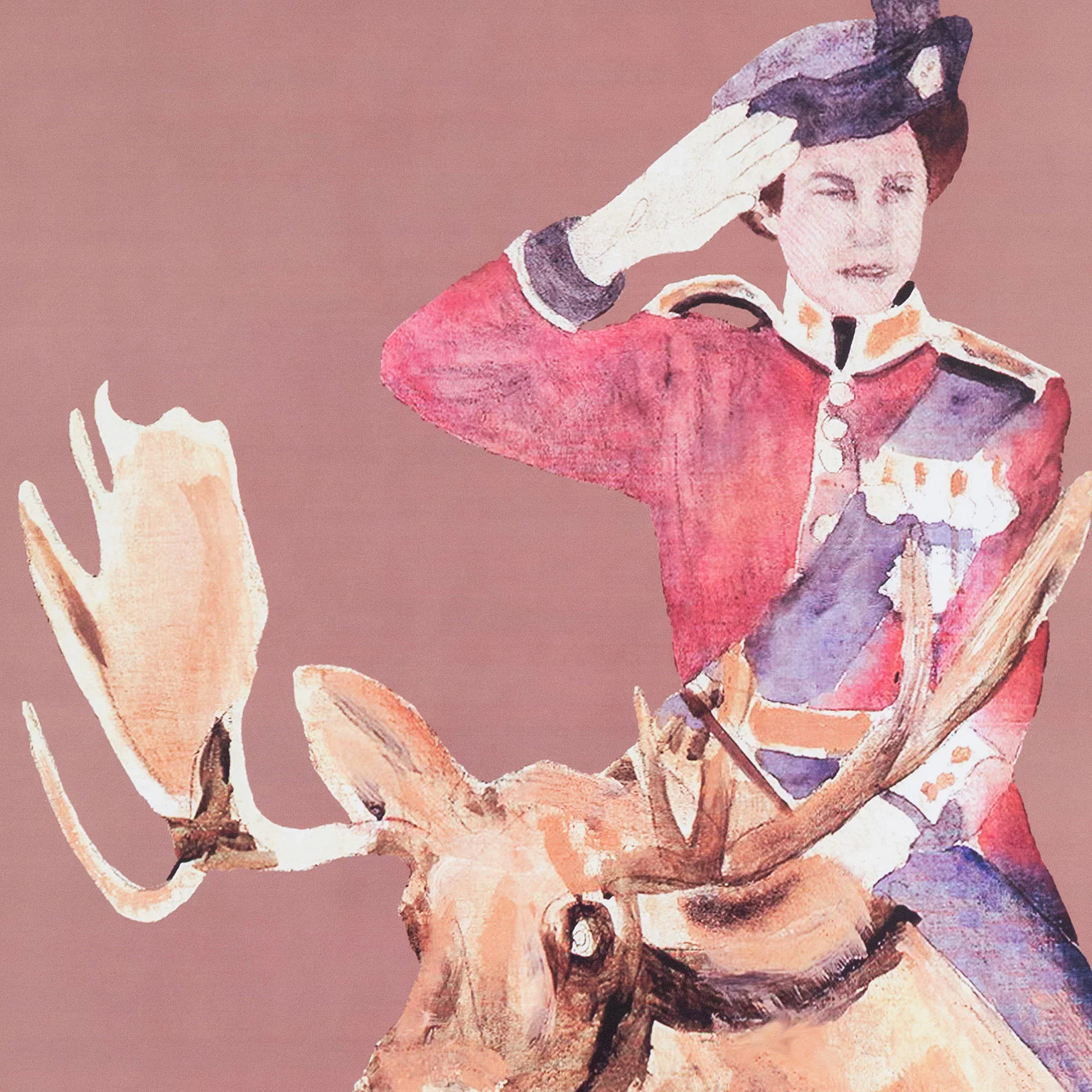 CHARLES PACHTER "QUEEN ON MOOSE" GICLÉE, 1972 - Image 4