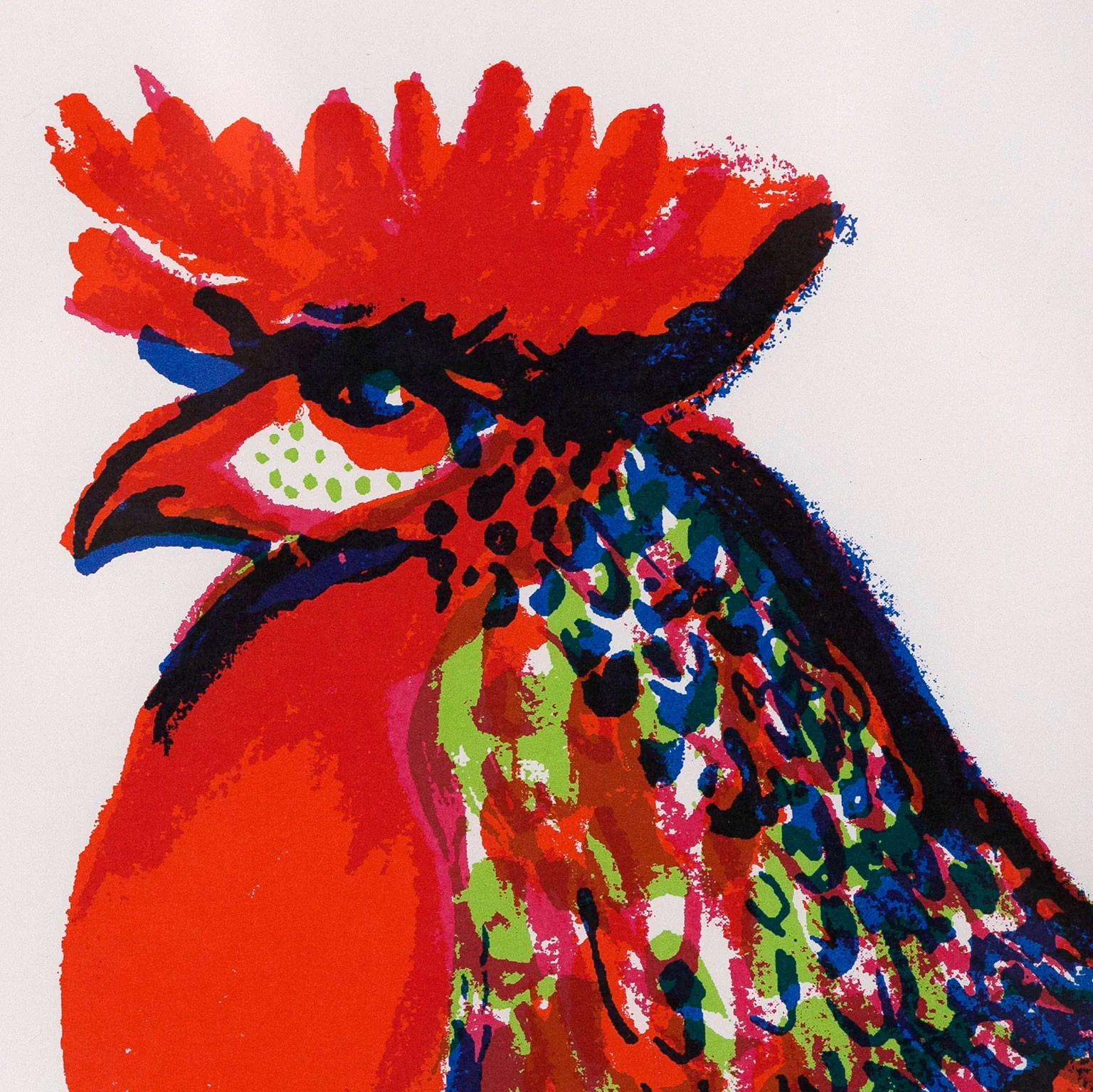 CHARLES PACHTER "ROOSTER" 1965 - Image 5