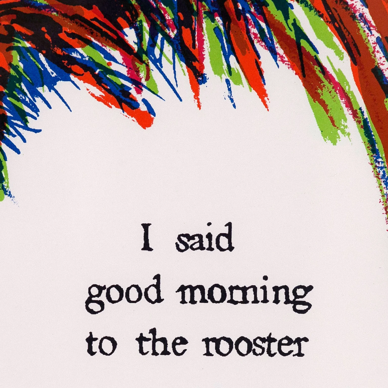 CHARLES PACHTER "ROOSTER" 1965 - Image 6