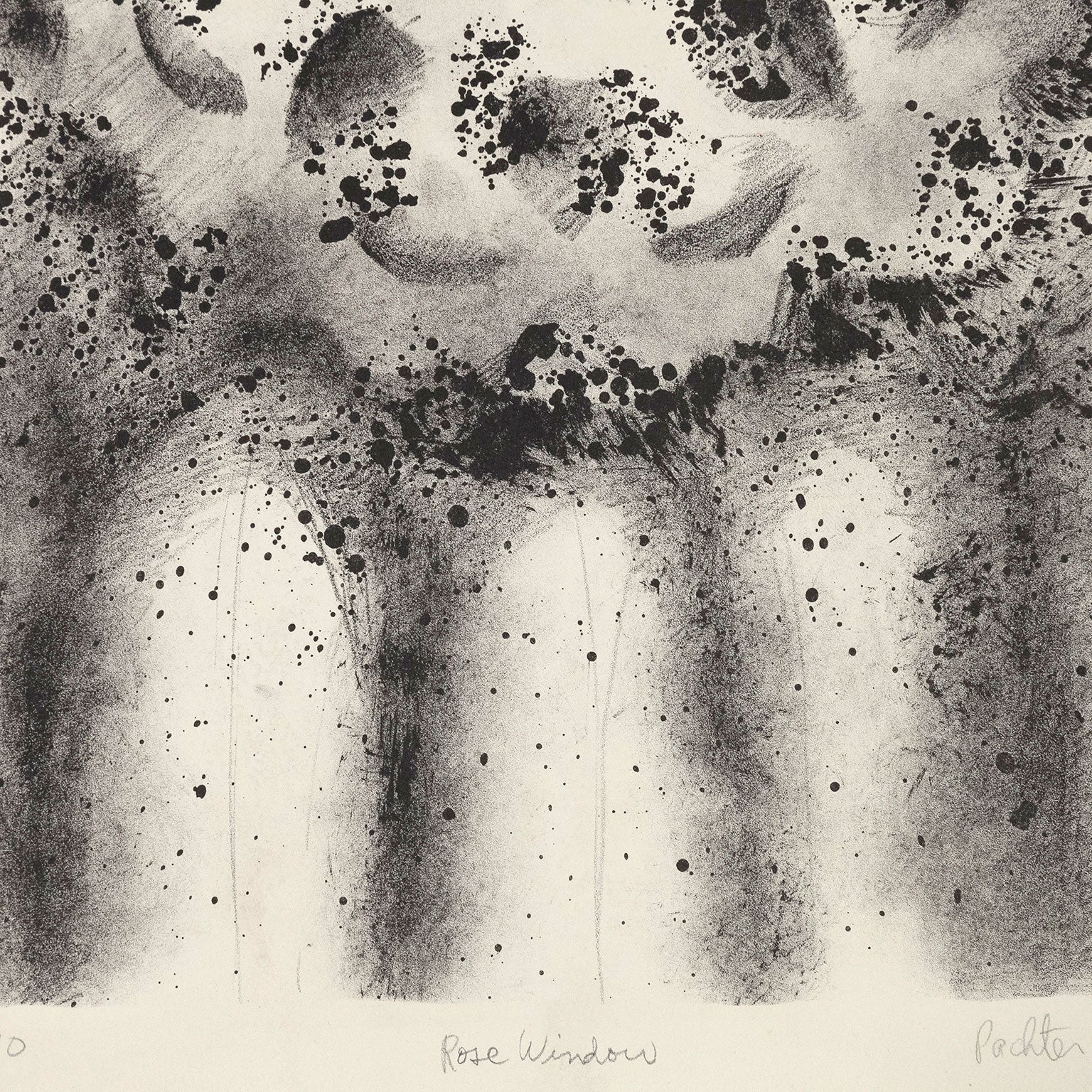 CHARLES PACHTER "ROSE WINDOW" LITHO, 1964 - Image 7