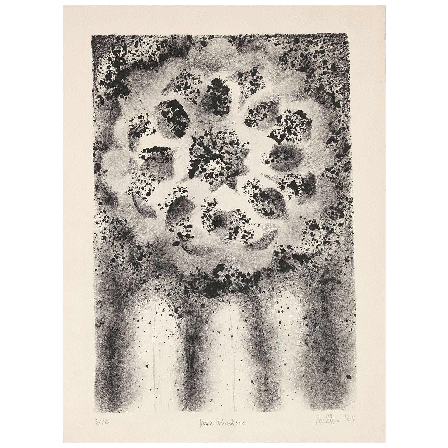 CHARLES PACHTER "ROSE WINDOW" LITHO, 1964 - Image 9