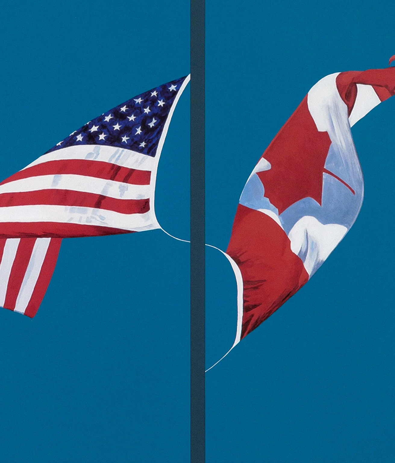CHARLES PACHTER "SIDE BY SIDE" LITHOGRAPH, 2001