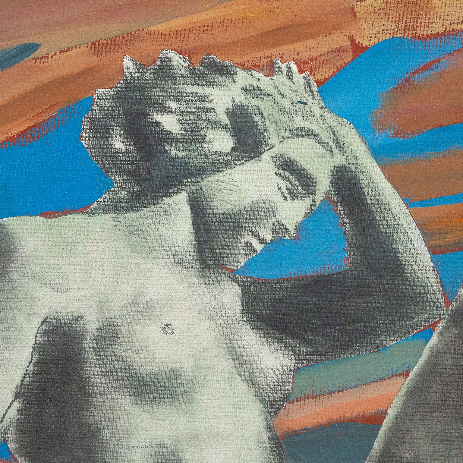 CHARLES PACHTER "STATUESQUE" PAINTING, 1980 - Image 7