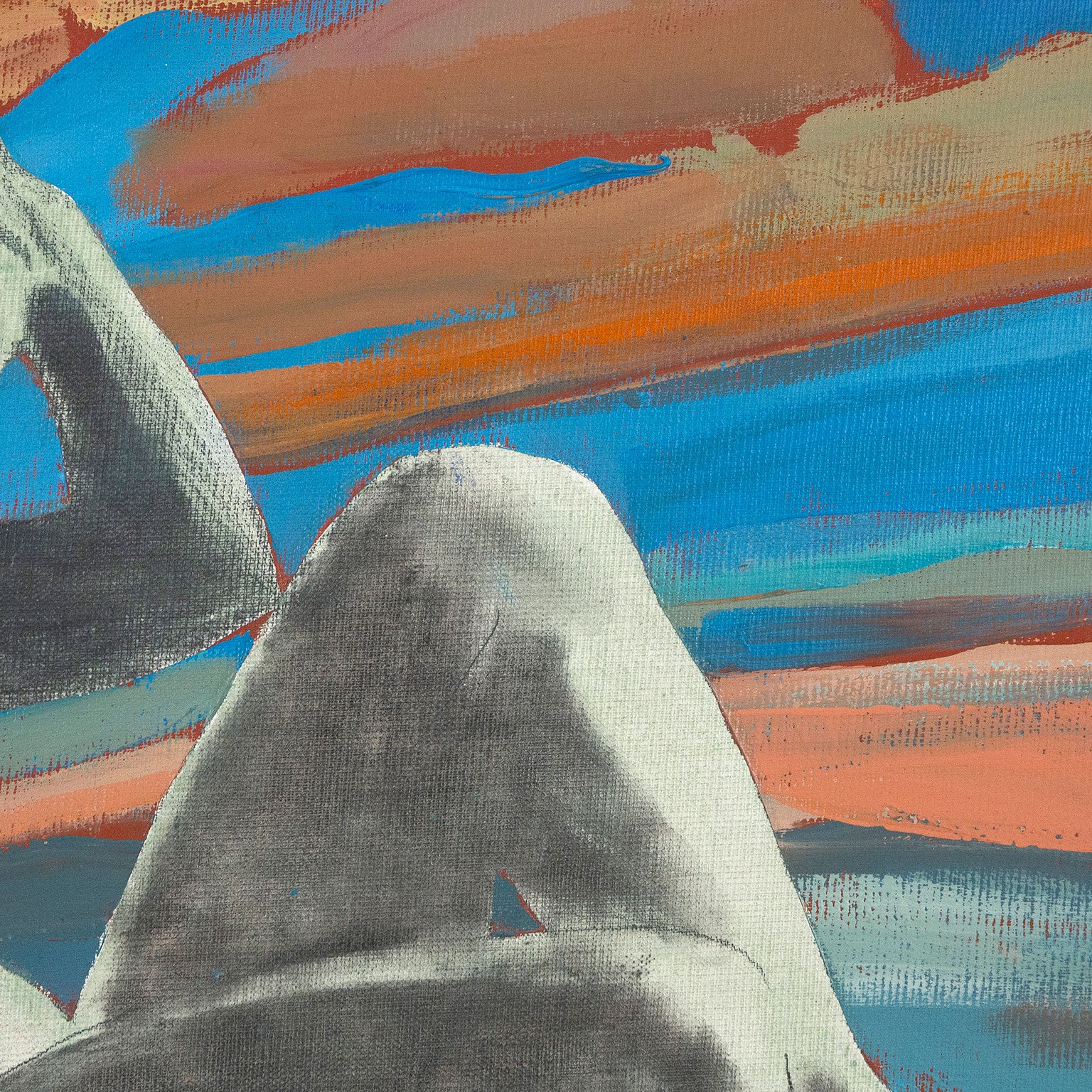 CHARLES PACHTER "STATUESQUE" PAINTING, 1980 - Image 8
