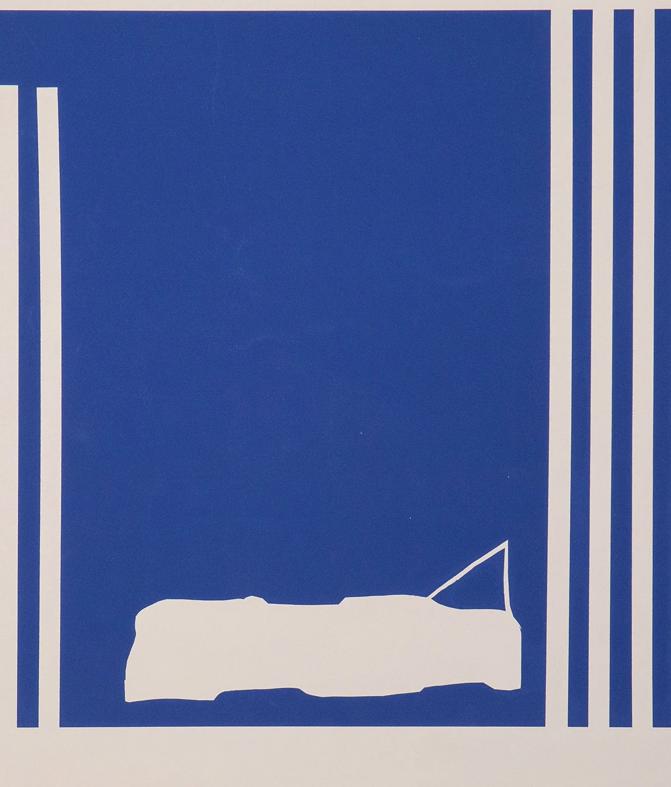 CHARLES PACHTER "TORONTO FLAG" 1971