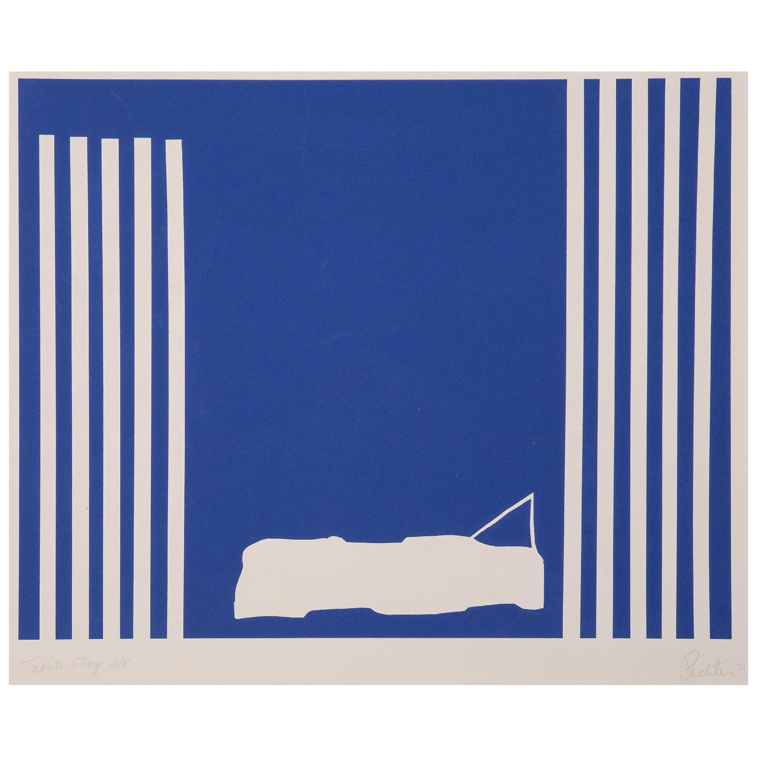 CHARLES PACHTER "TORONTO FLAG" 1971 - Image 2