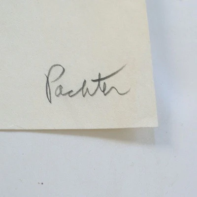 CHARLES PACHTER "UNTITLED PORTRAIT" CIRCA 1985 - Image 4