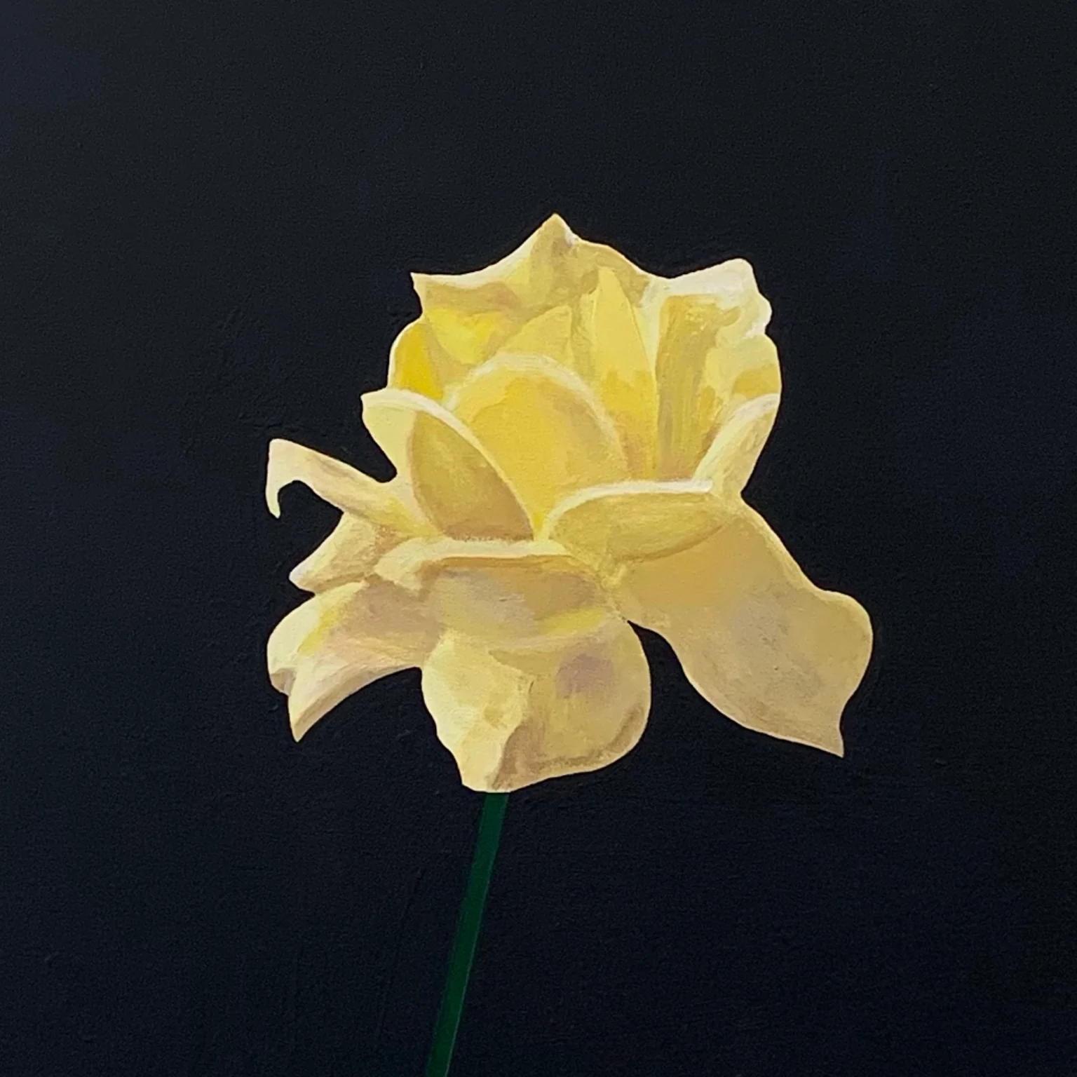 CHARLES PACHTER "ROSE" ACRYLIC ON CANVAS, 2021 - Image 3