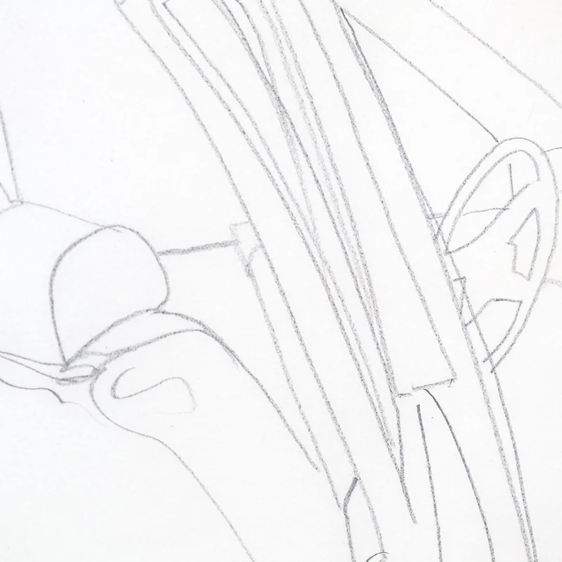 CHARLES PACHTER "CAR DRAWING" CIRCA 1983 - Image 5
