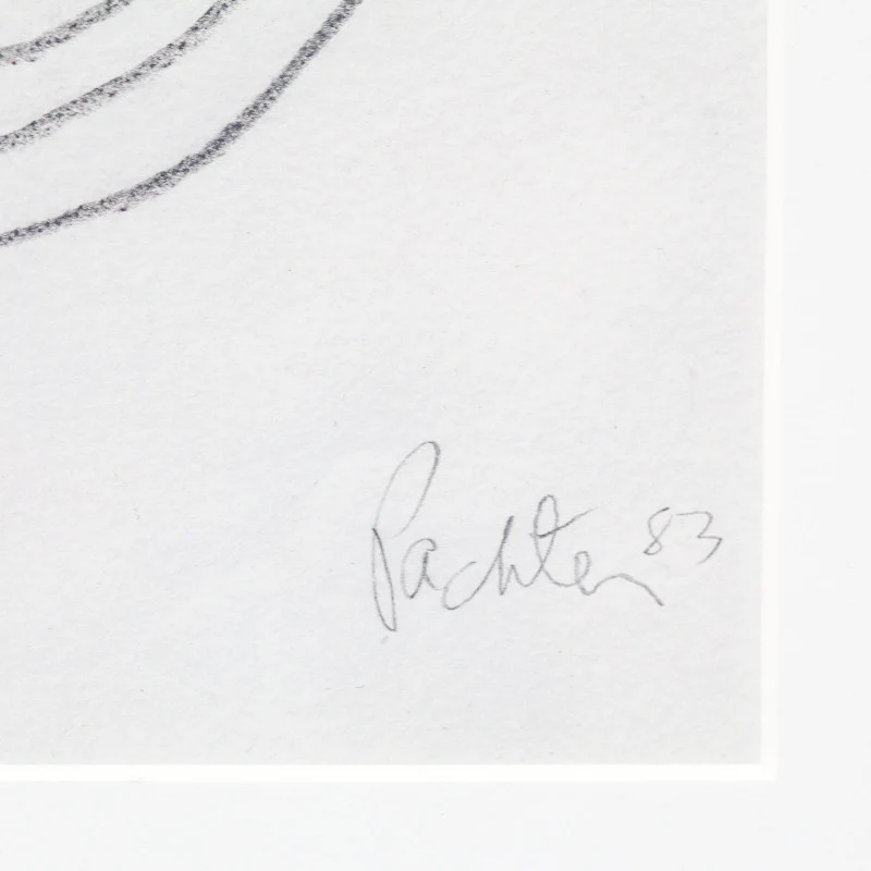 CHARLES PACHTER "CAR DRAWING" CIRCA 1983 - Image 6