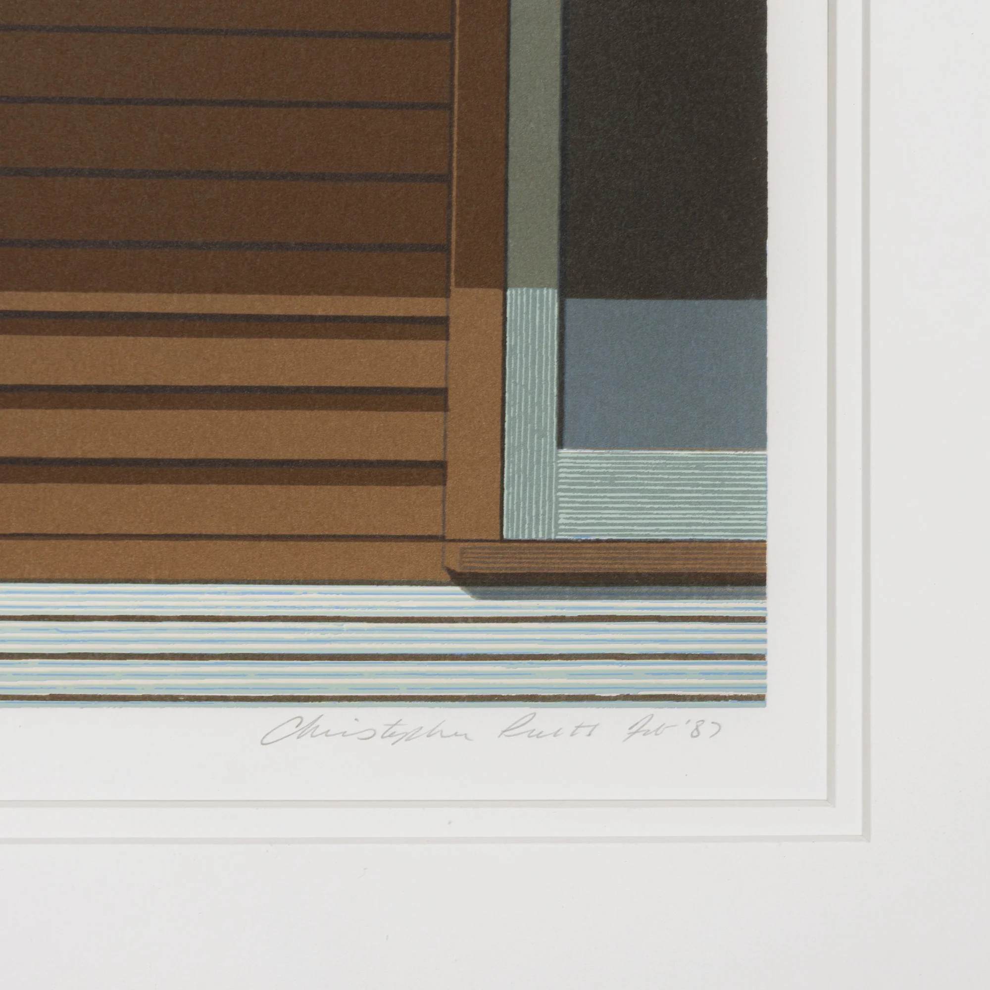 CHRISTOPHER PRATT "SUMMER" SERIGRAPH, 1987 - Image 4