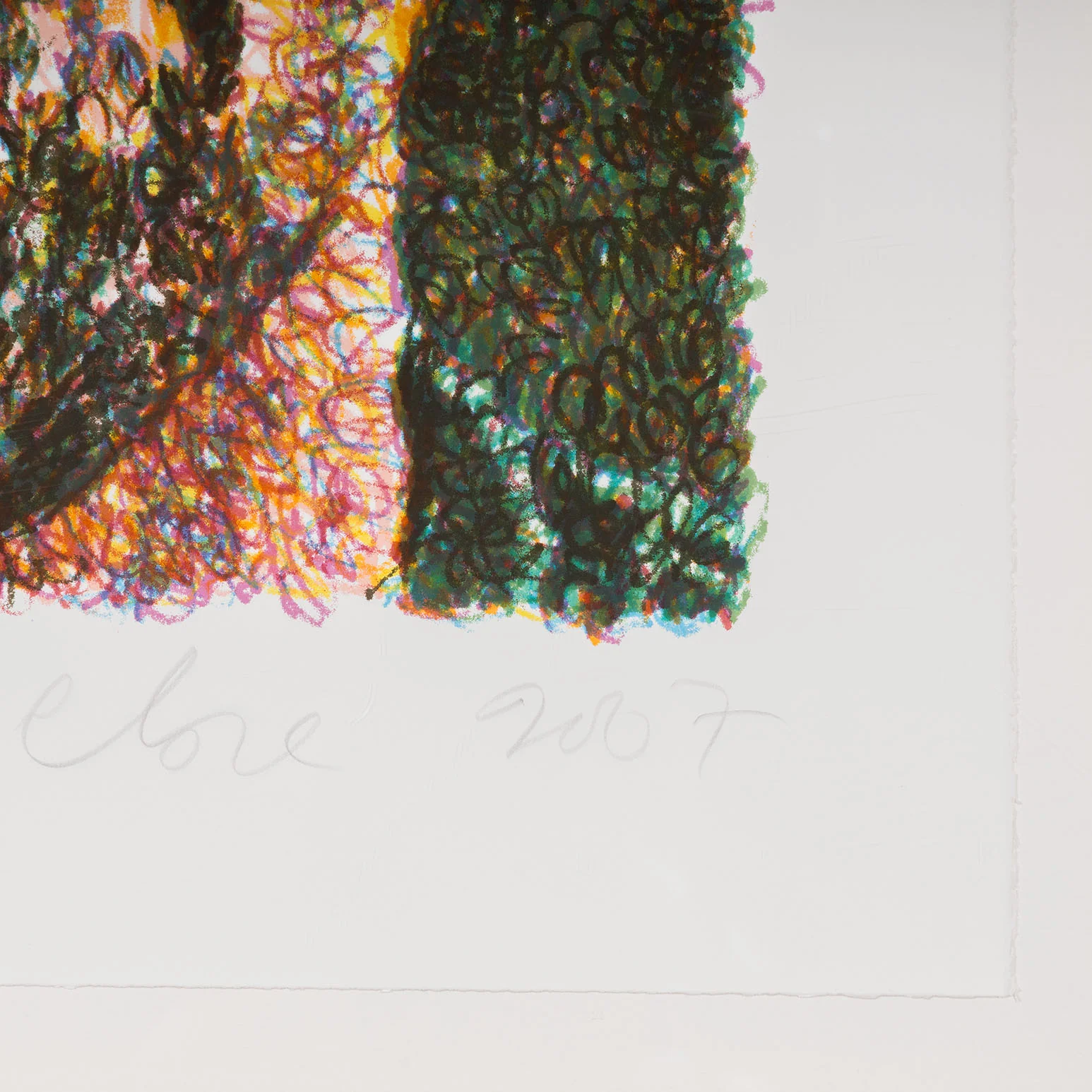 CHUCK CLOSE "SELF-PORTRAIT" LITHOGRAPH, 2007 - Image 14