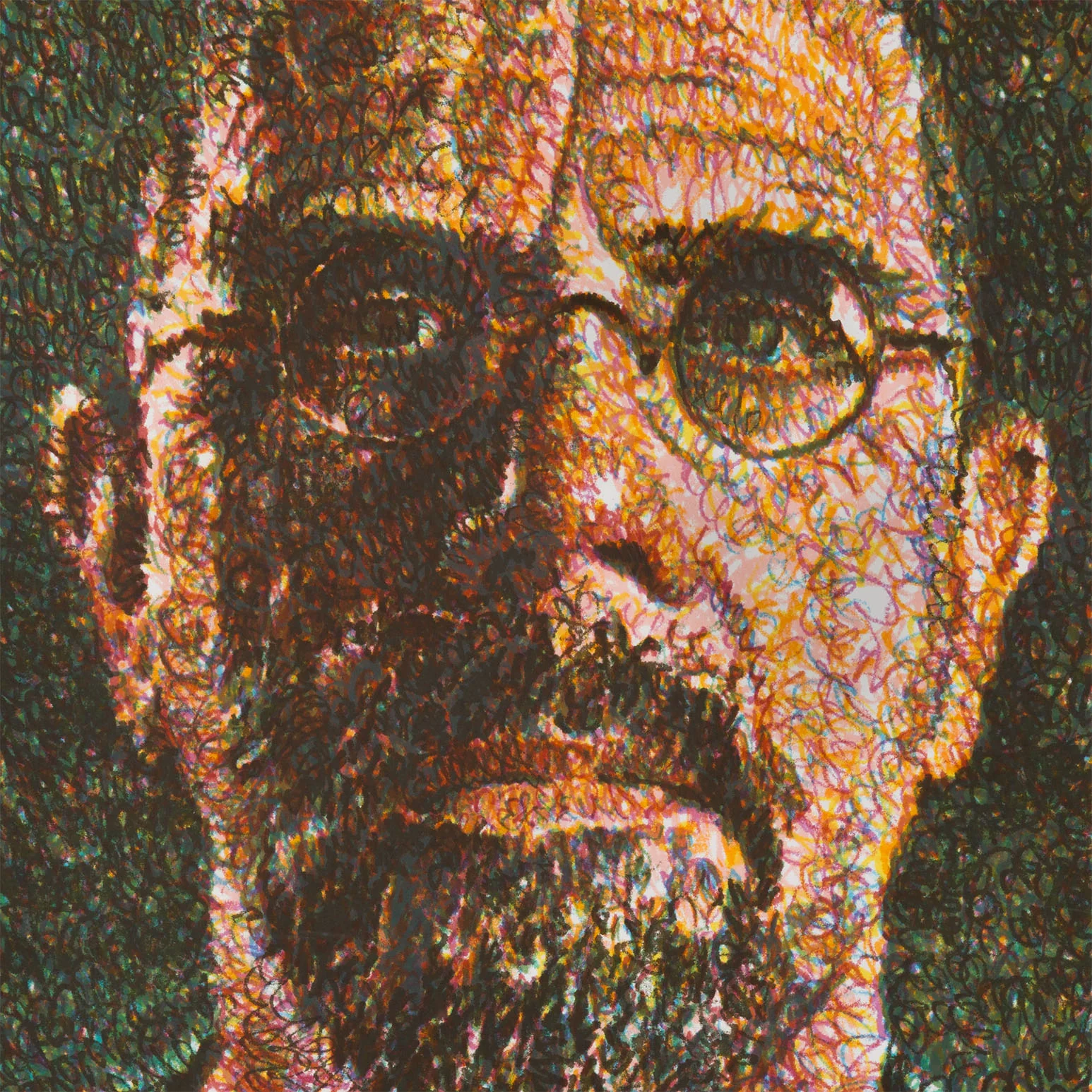 CHUCK CLOSE "SELF-PORTRAIT" LITHOGRAPH, 2007 - Image 5