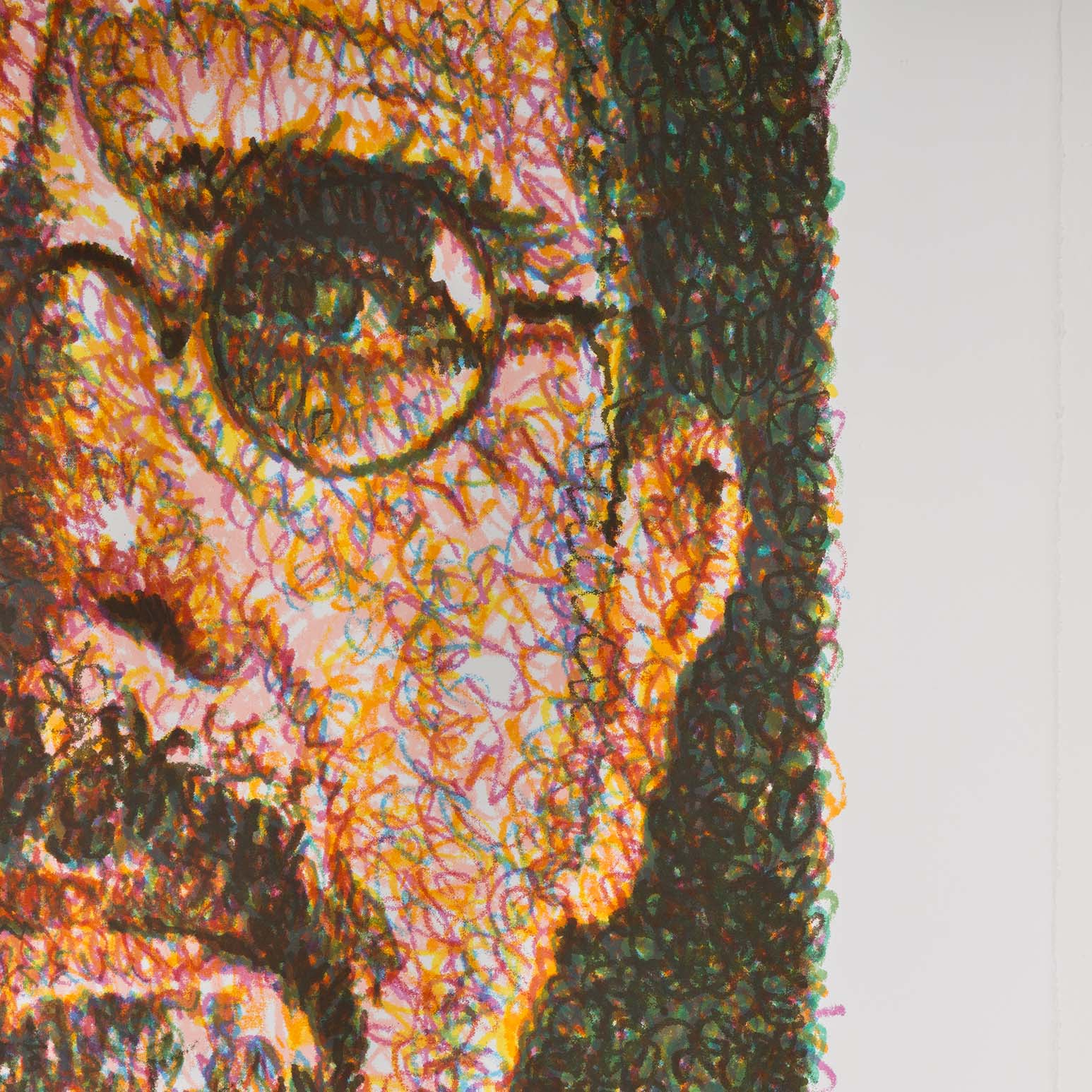 CHUCK CLOSE "SELF-PORTRAIT" LITHOGRAPH, 2007 - Image 8