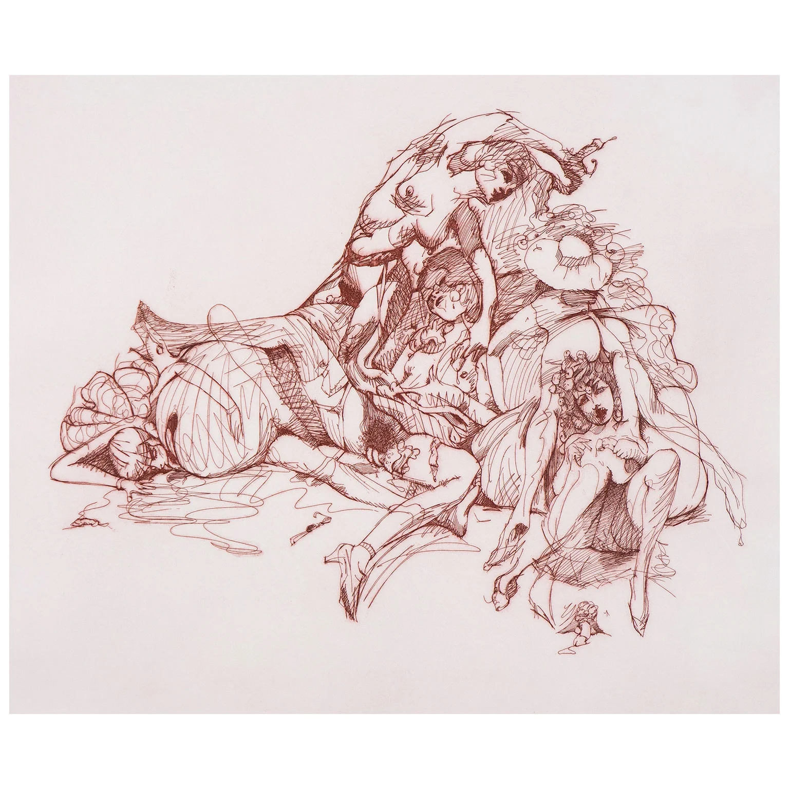 CLAES OLDENBURG "STUDY FOR A MONUMENT" ETCHING, 1975 - Image 3