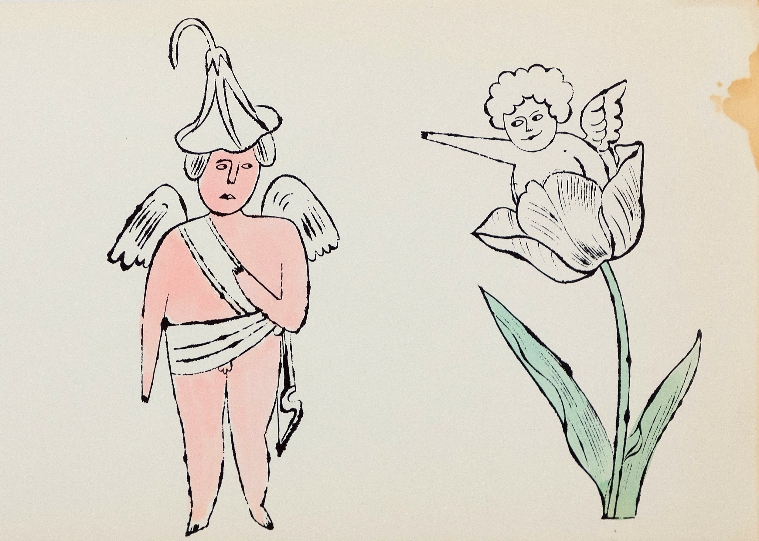 ANDY WARHOL "FLOWER ANGEL", 1956 - Image 7