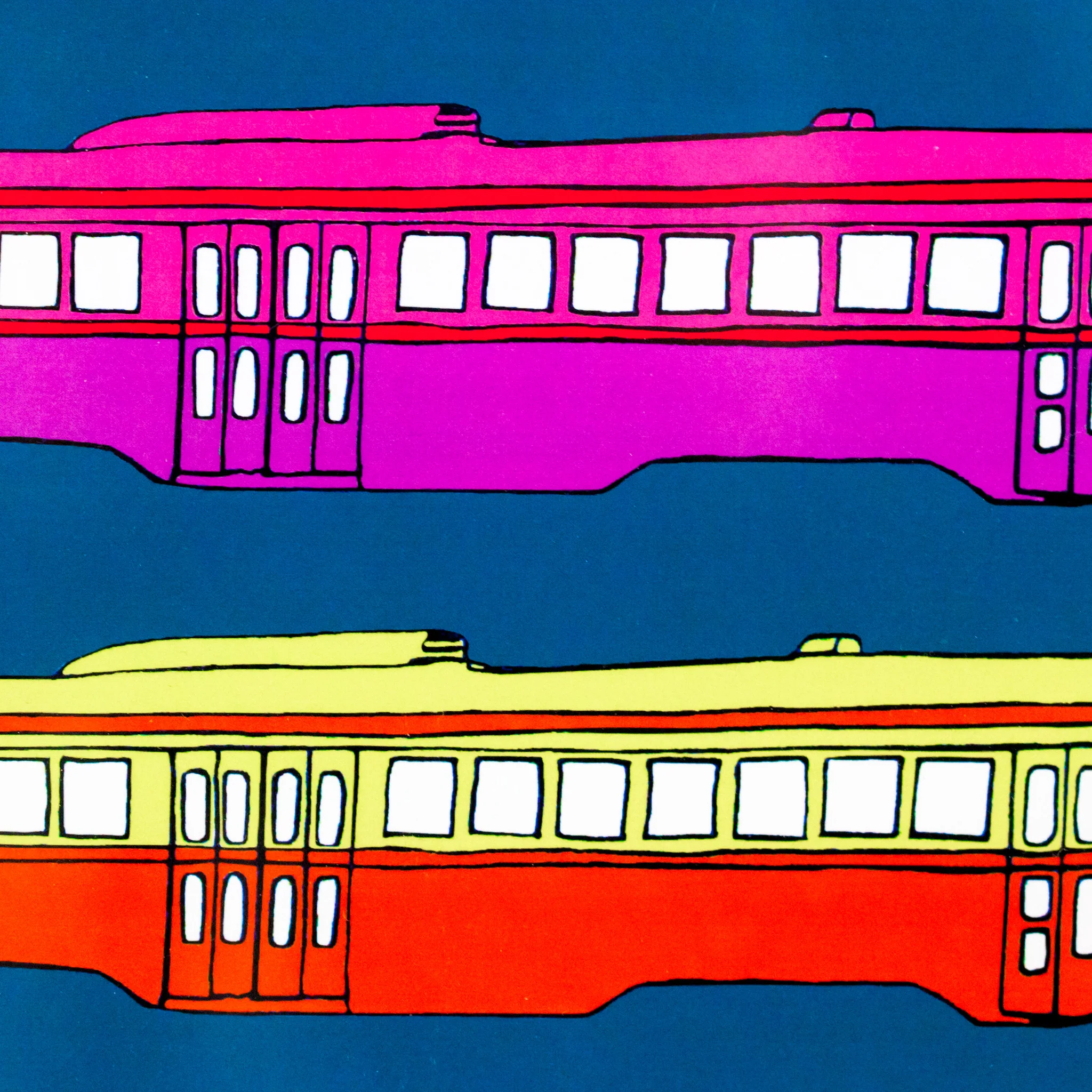 CHARLES PACHTER "STREETCAR RAINBOW" 1976 - Image 3
