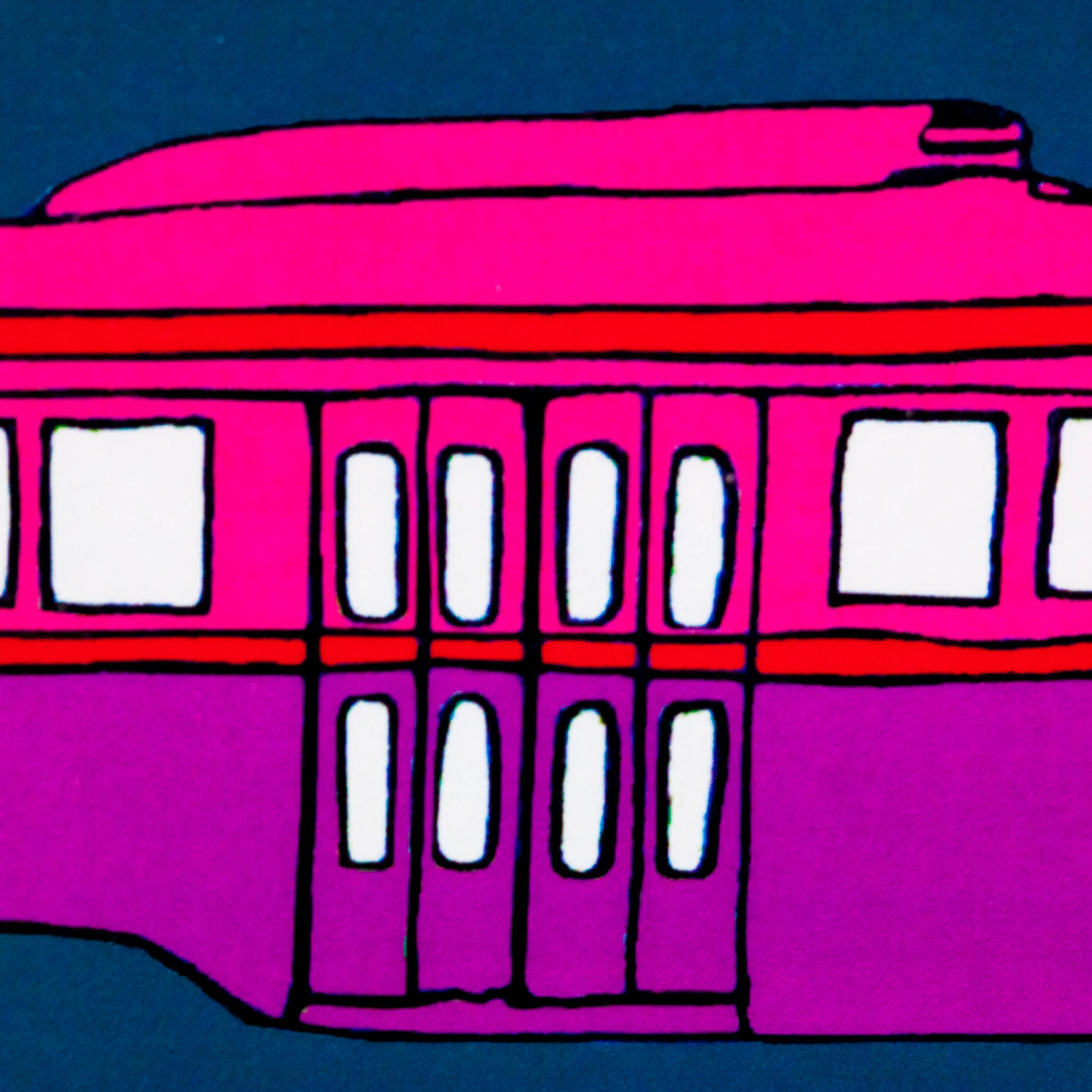 CHARLES PACHTER "STREETCAR RAINBOW" 1976 - Image 5