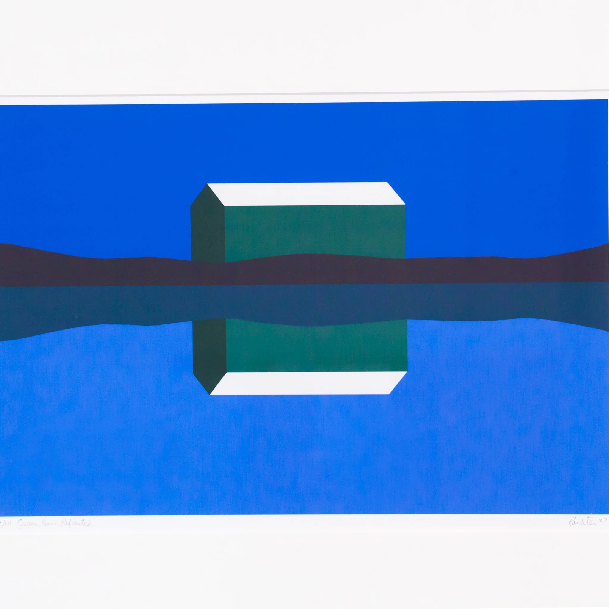 CHARLES PACHTER "EMERALD BARN REFLECTED", 2007 - Image 3