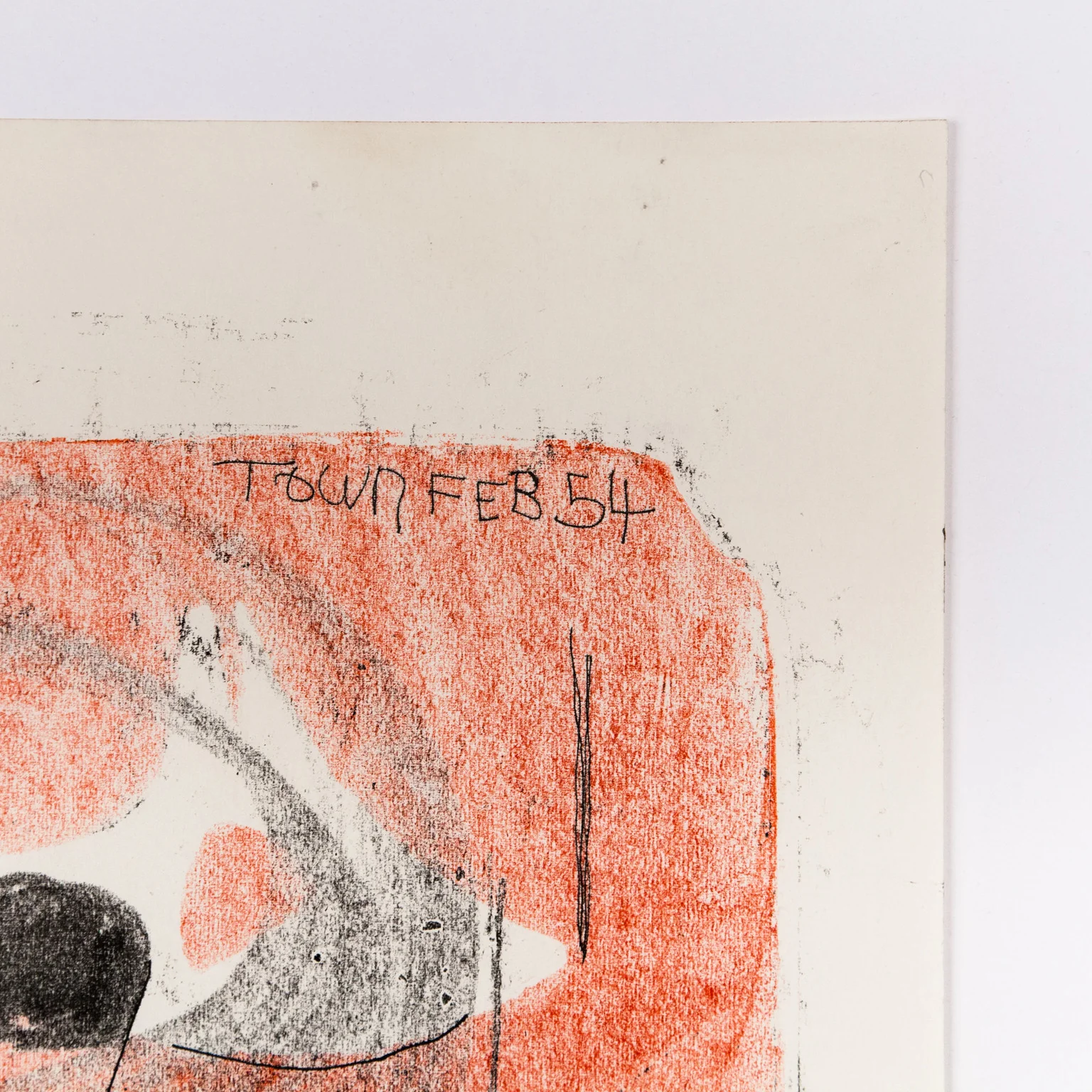 HAROLD TOWN "BALLET" SINGLE AUTOGRAPHIC PRINT, 1954 - Image 3