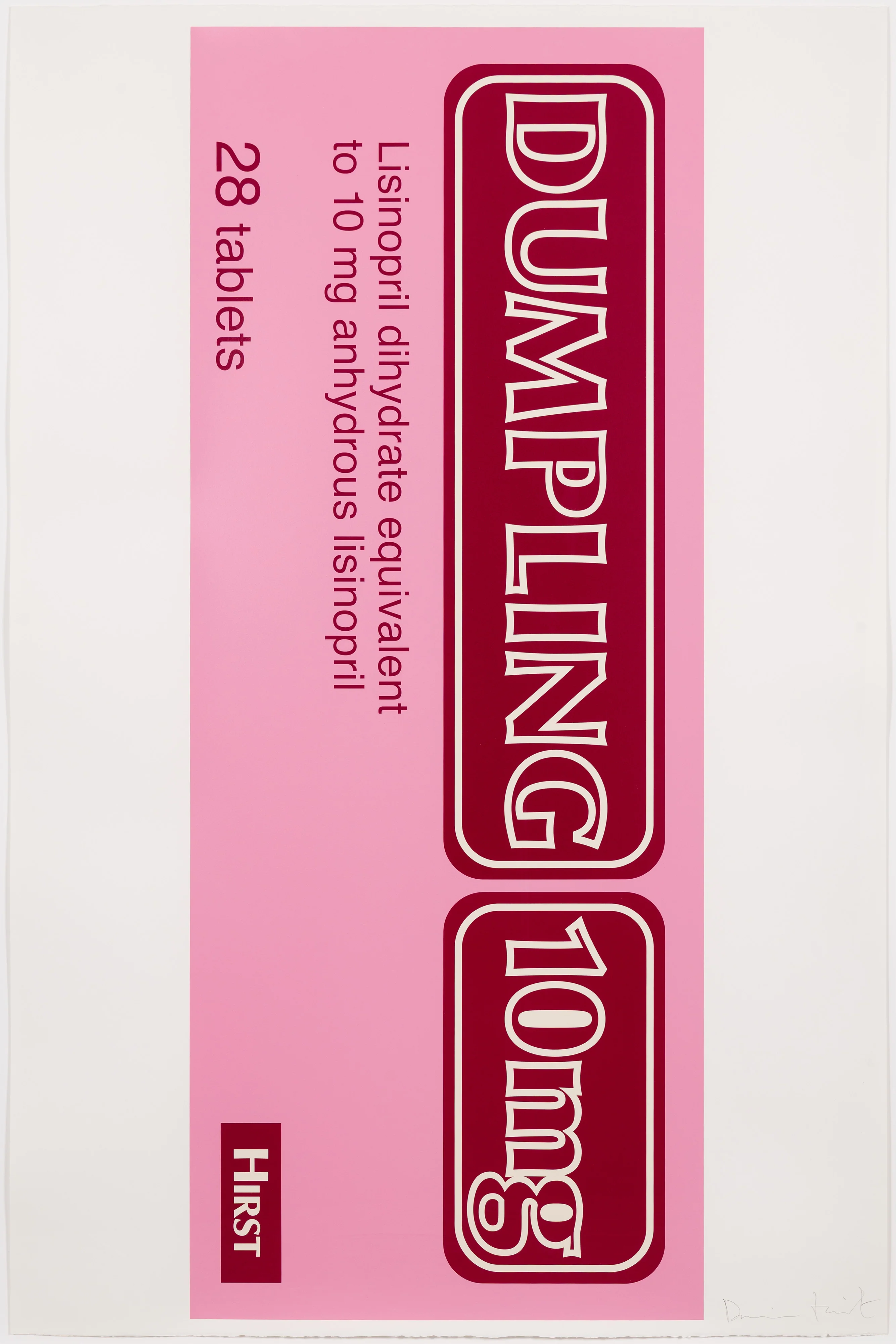 DAMIEN HIRST "DUMPLING: LAST SUPPER" SCREENPRINT, 1999 - Image 13