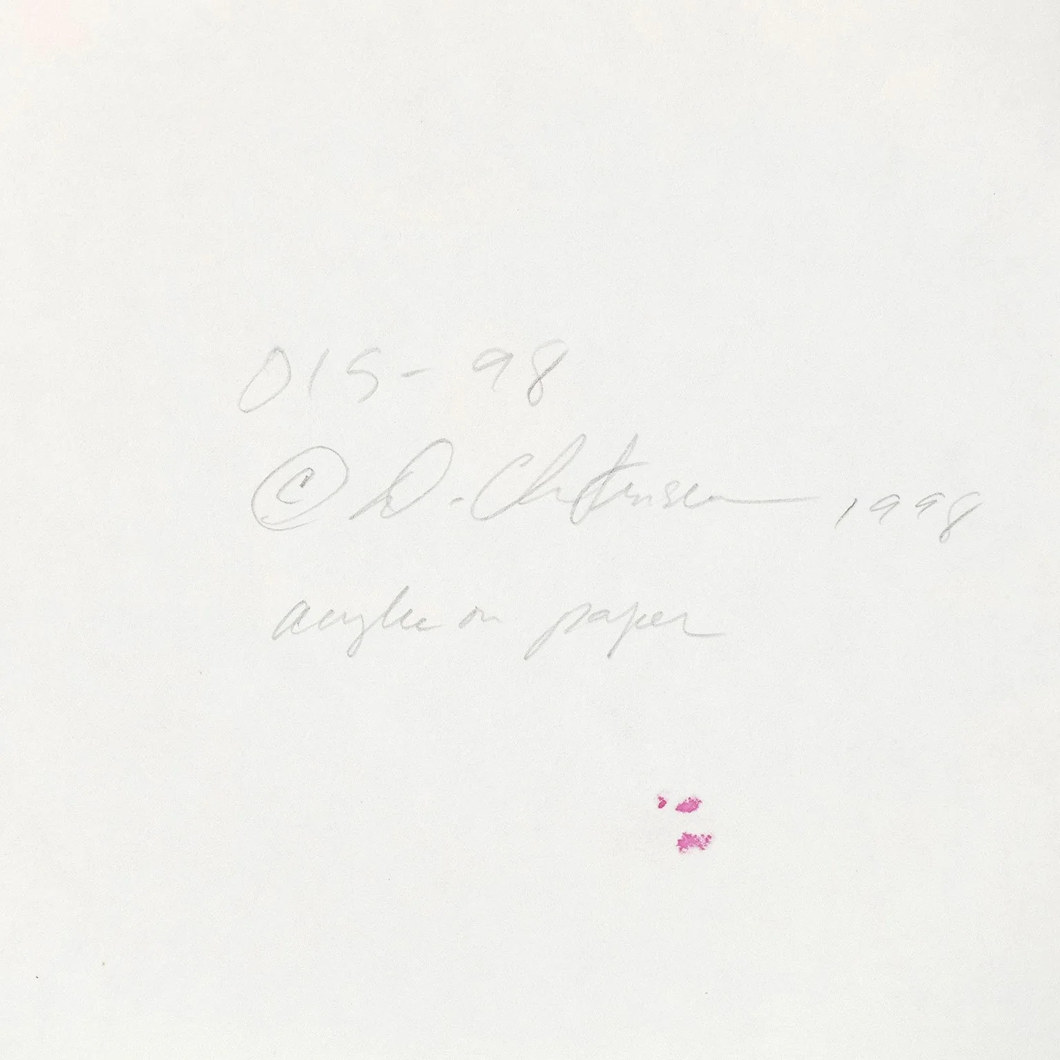 DAN CHRISTENSEN "GRID", 1998 - Image 4
