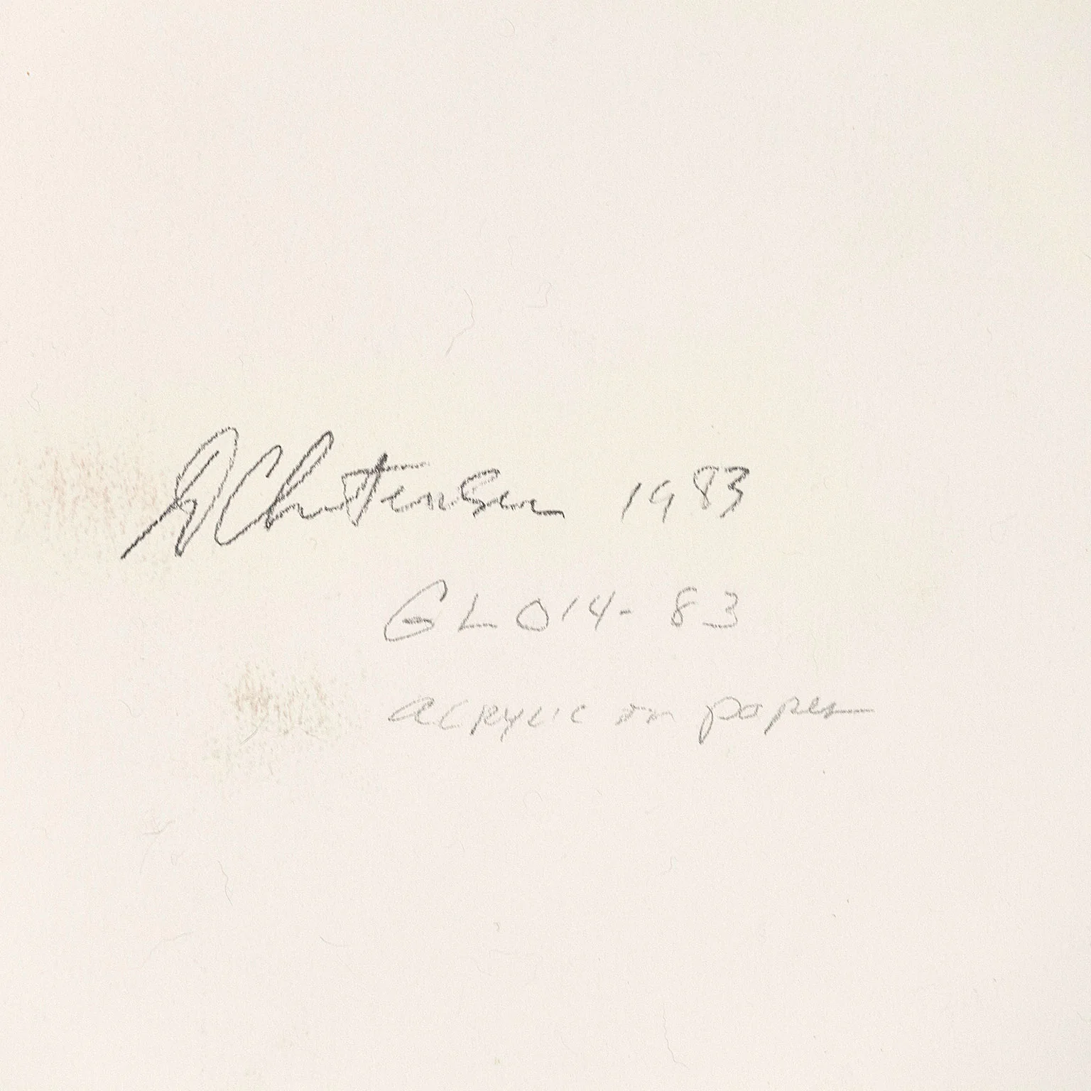 DAN CHRISTENSEN "INDIAN SUMMER", 1983 - Image 3