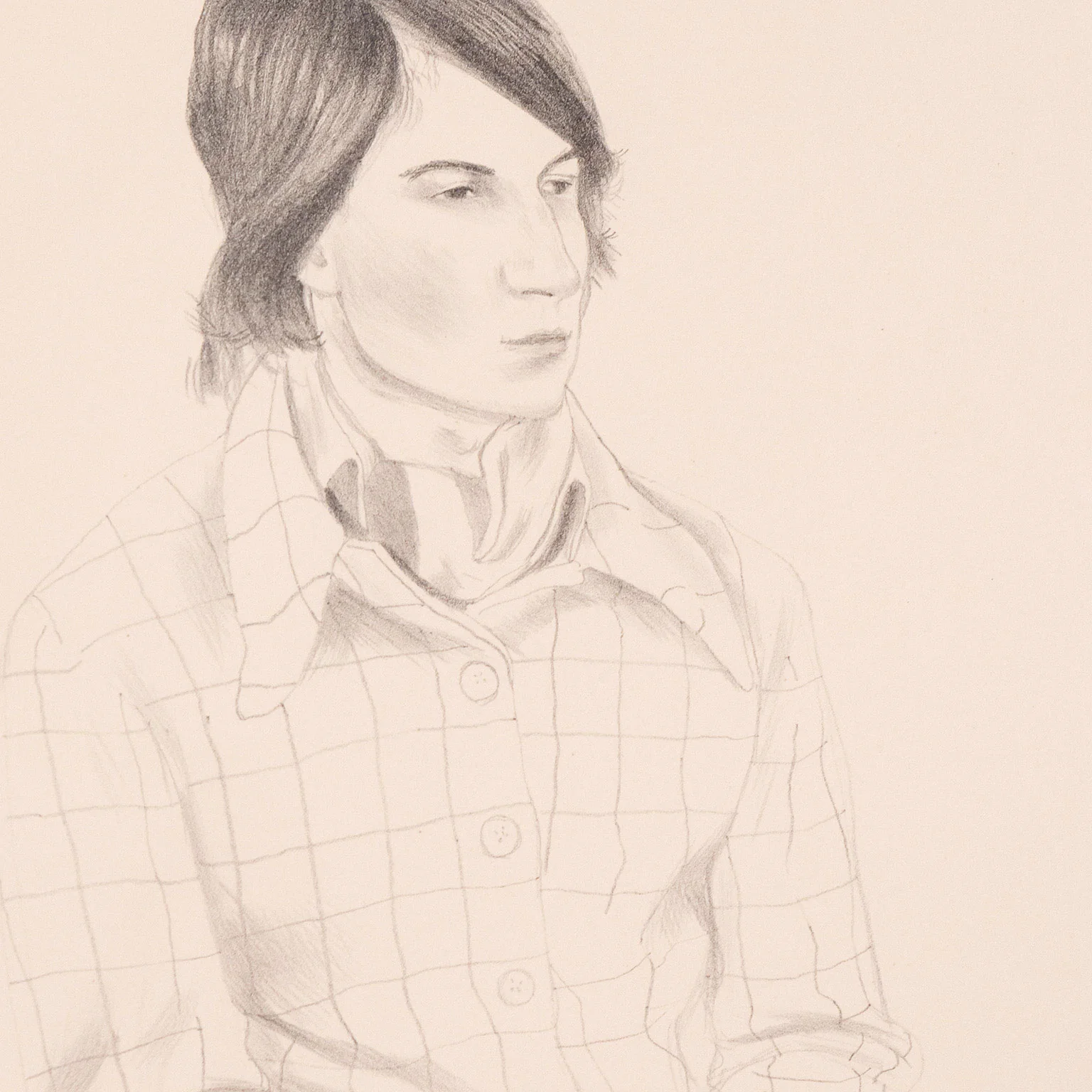 DAVID HOCKNEY "YVES-MARIE HERVÉ" LITHOGRAPH, 1974 - Image 6