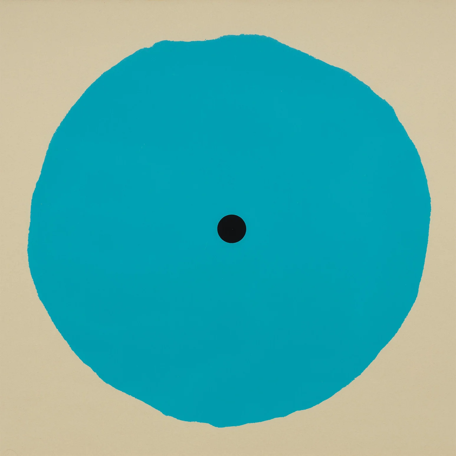 DONALD SULTAN "AQUA TRUMPET" SCREENPRINT, 2011 - Image 4