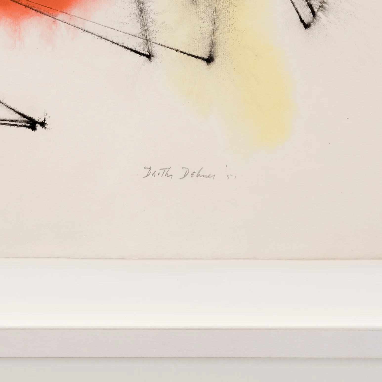 DOROTHY DEHNER “AFFINITIES” INK AND WATERCOLOR, 1951 - Image 3