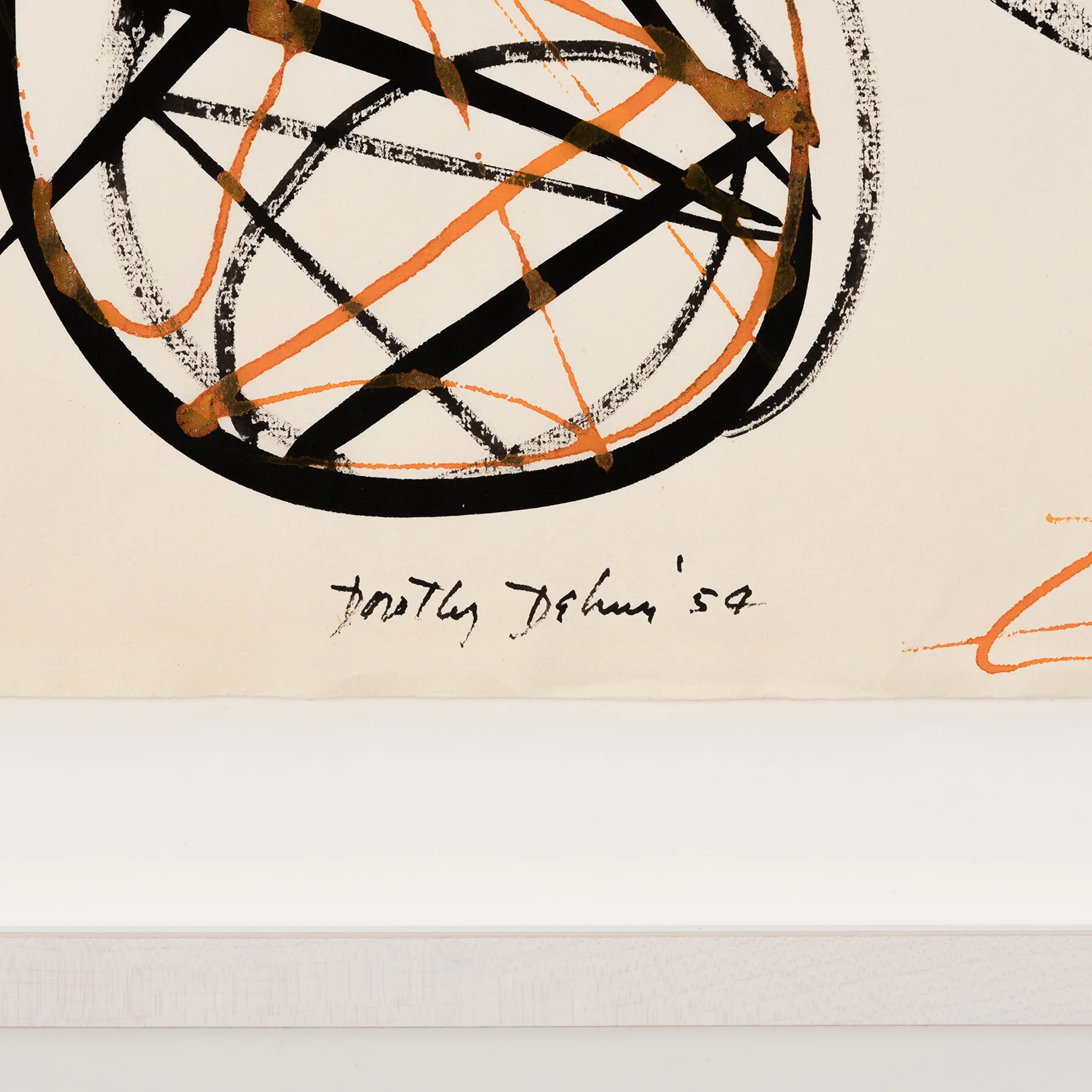 DOROTHY DEHNER “BICEP” INK AND WATERCOLOR, 1954 - Image 3