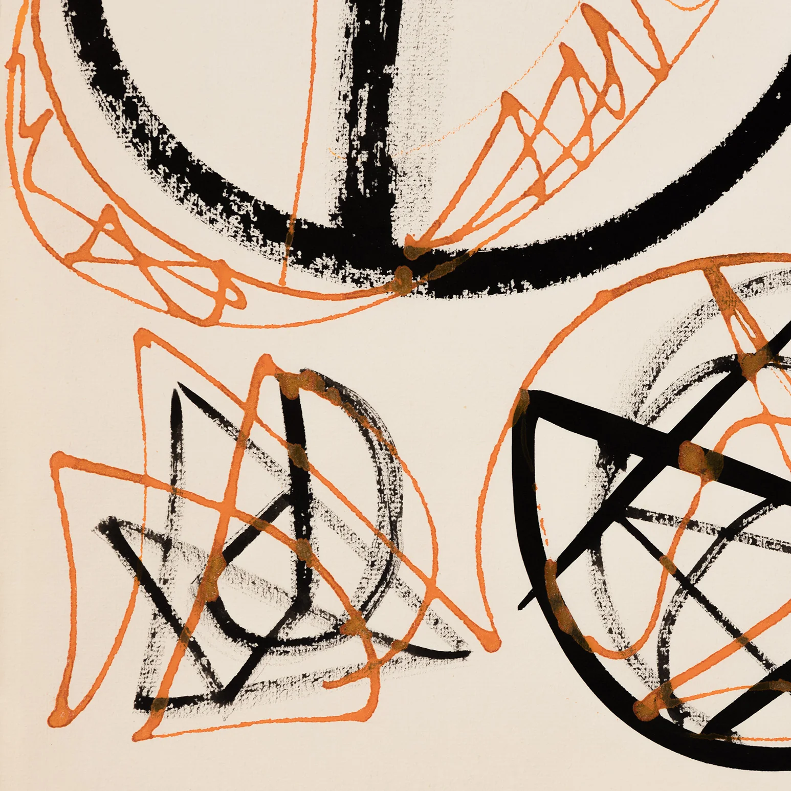 DOROTHY DEHNER “BICEP” INK AND WATERCOLOR, 1954 - Image 6