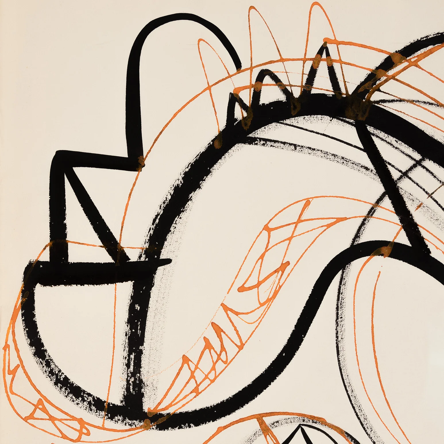 DOROTHY DEHNER “BICEP” INK AND WATERCOLOR, 1954 - Image 8