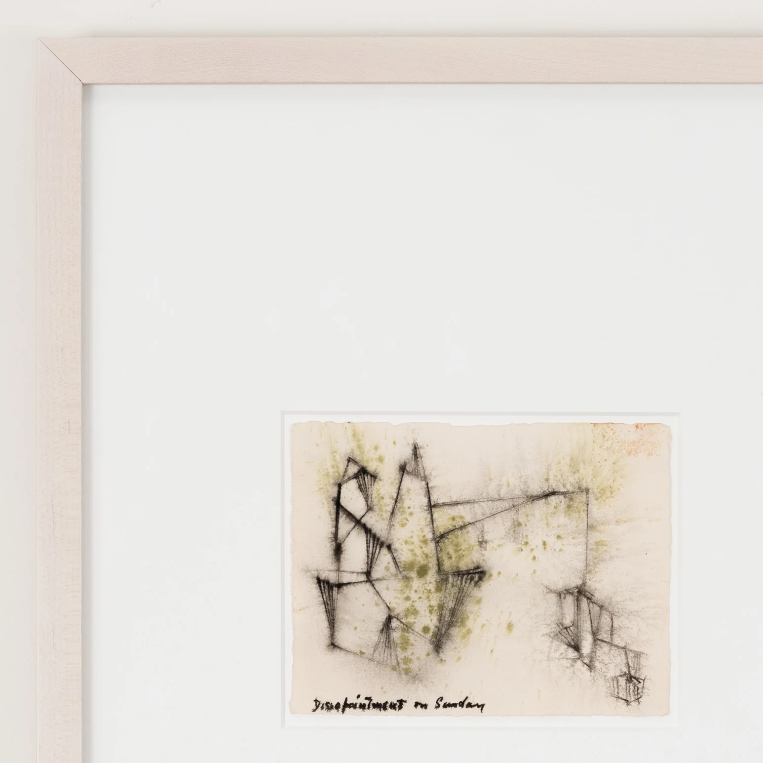 DOROTHY DEHNER “DISAPPOINTMENT ON SUNDAY” INK AND WATERCOLOR, 1950 - Image 8
