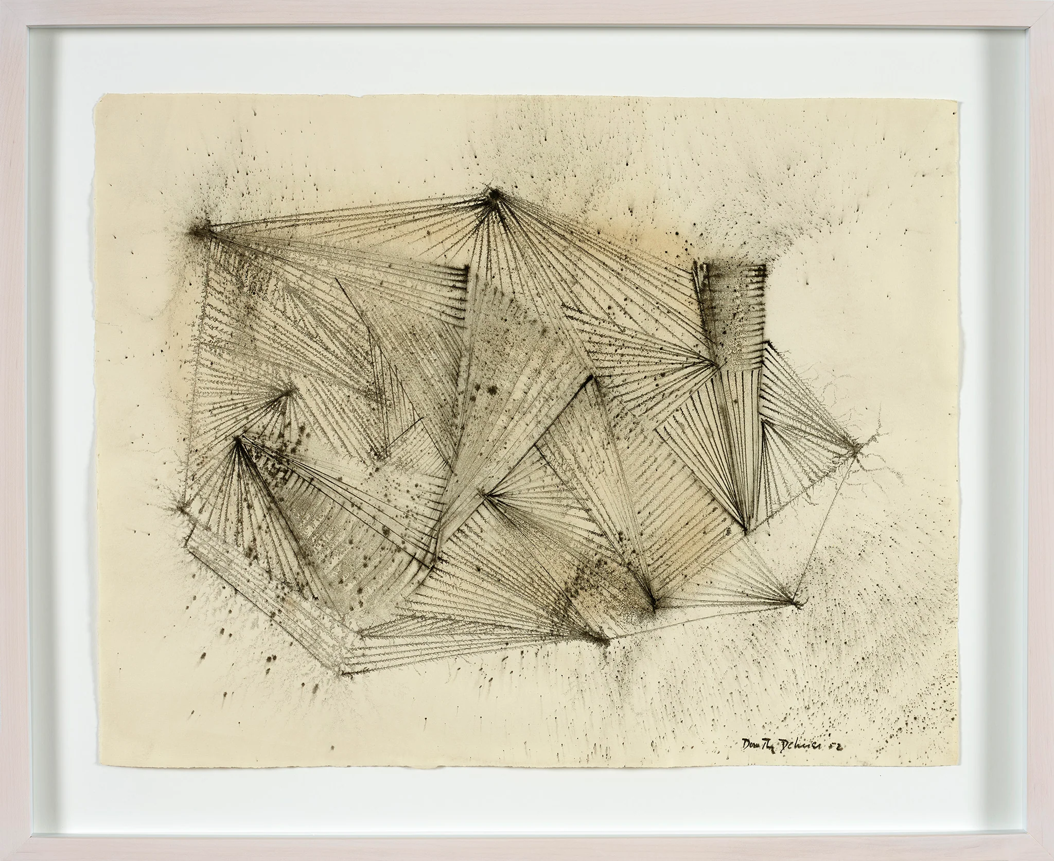 DOROTHY DEHNER “UNTITLED” INK AND CHARCOAL, 1952 - Image 8