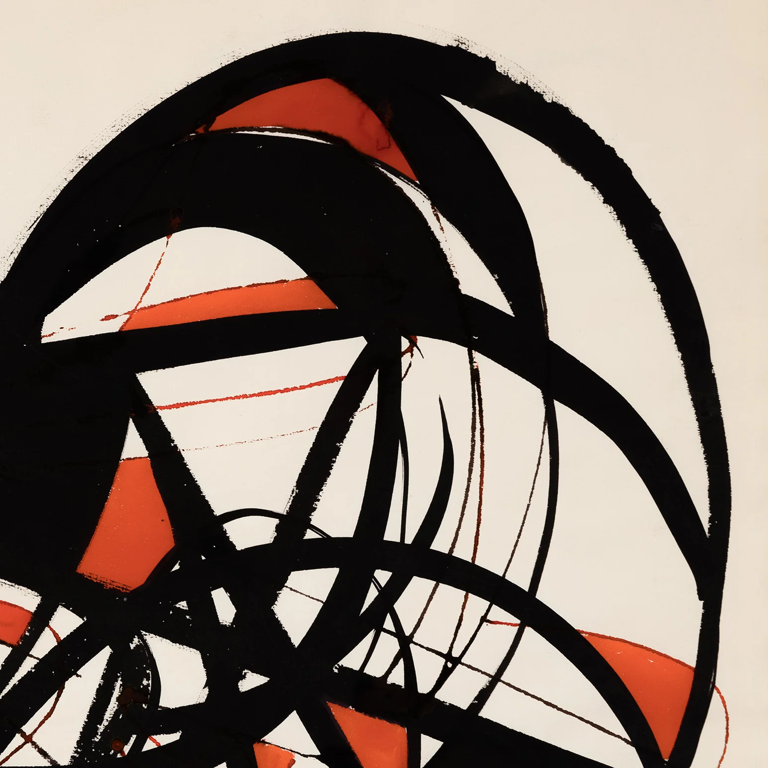 DOROTHY DEHNER “WOMAN IN A TANTRUM” INK AND WATERCOLOR, 1954 - Image 3