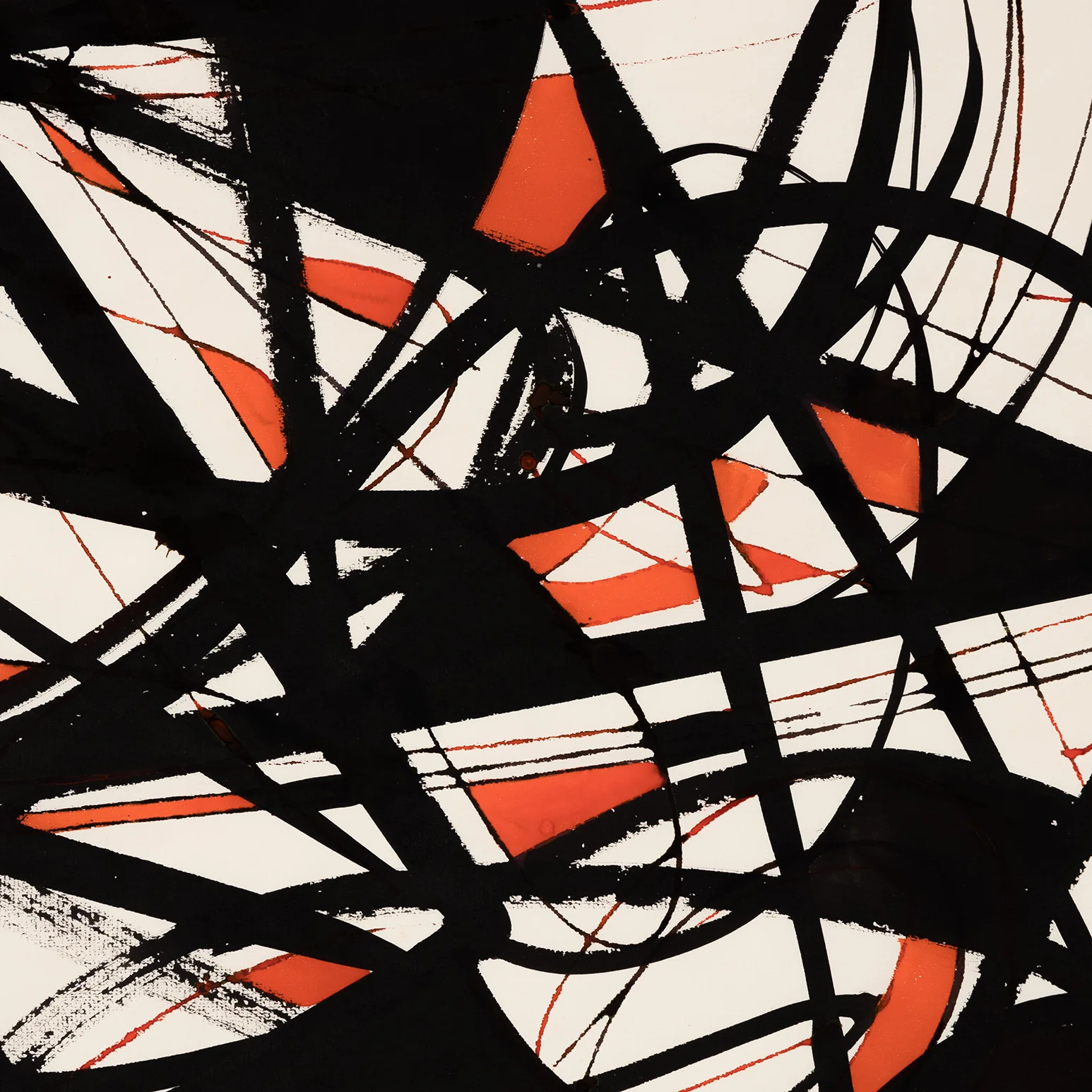 DOROTHY DEHNER “WOMAN IN A TANTRUM” INK AND WATERCOLOR, 1954 - Image 5