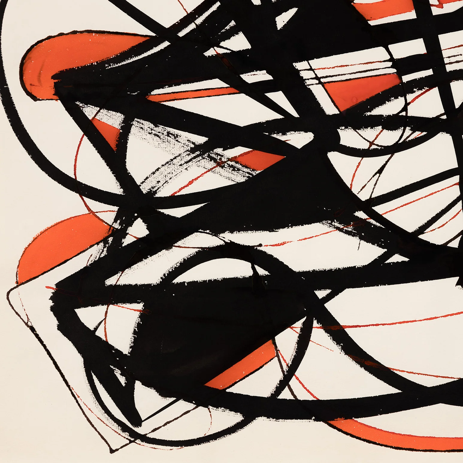 DOROTHY DEHNER “WOMAN IN A TANTRUM” INK AND WATERCOLOR, 1954 - Image 6