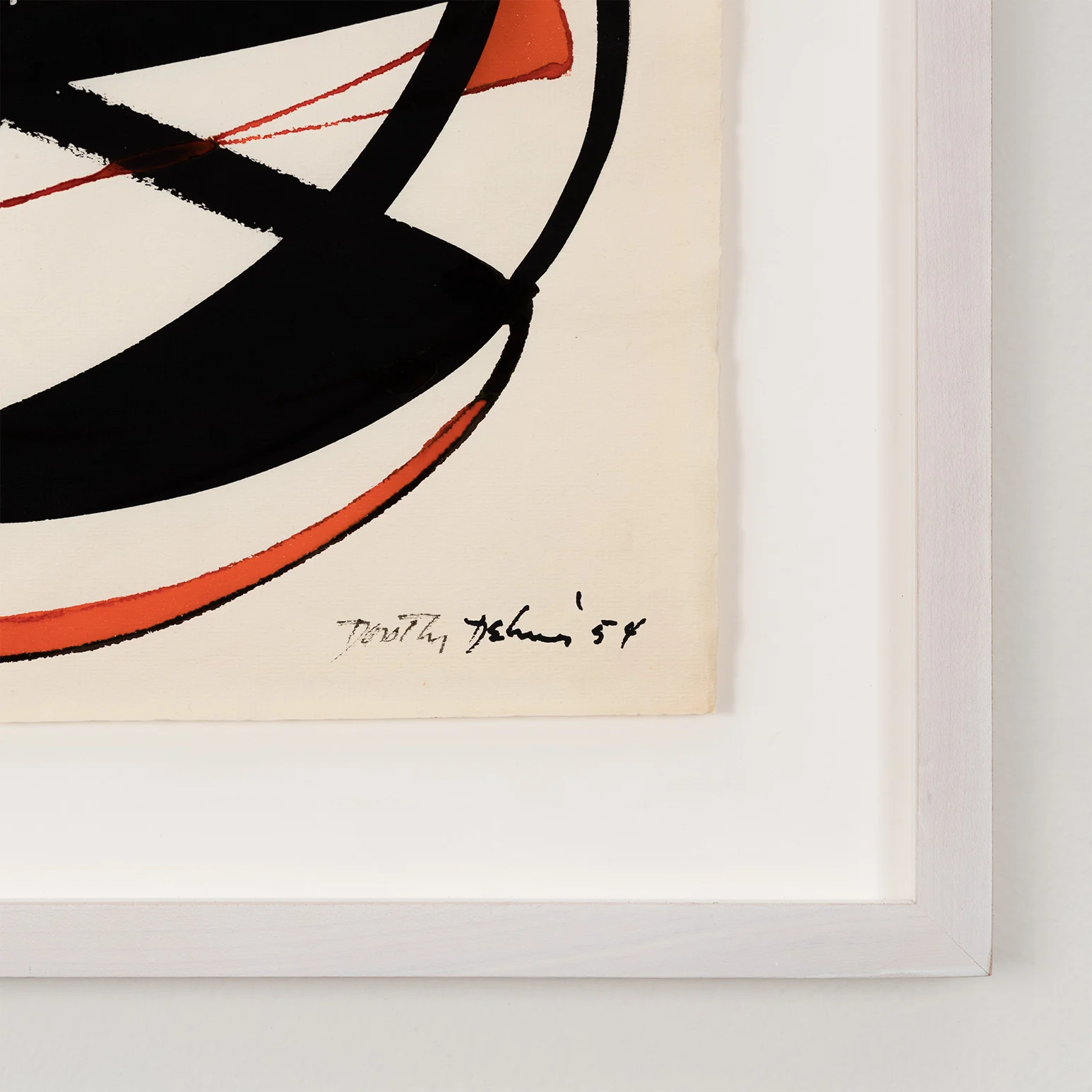 DOROTHY DEHNER “WOMAN IN A TANTRUM” INK AND WATERCOLOR, 1954 - Image 9
