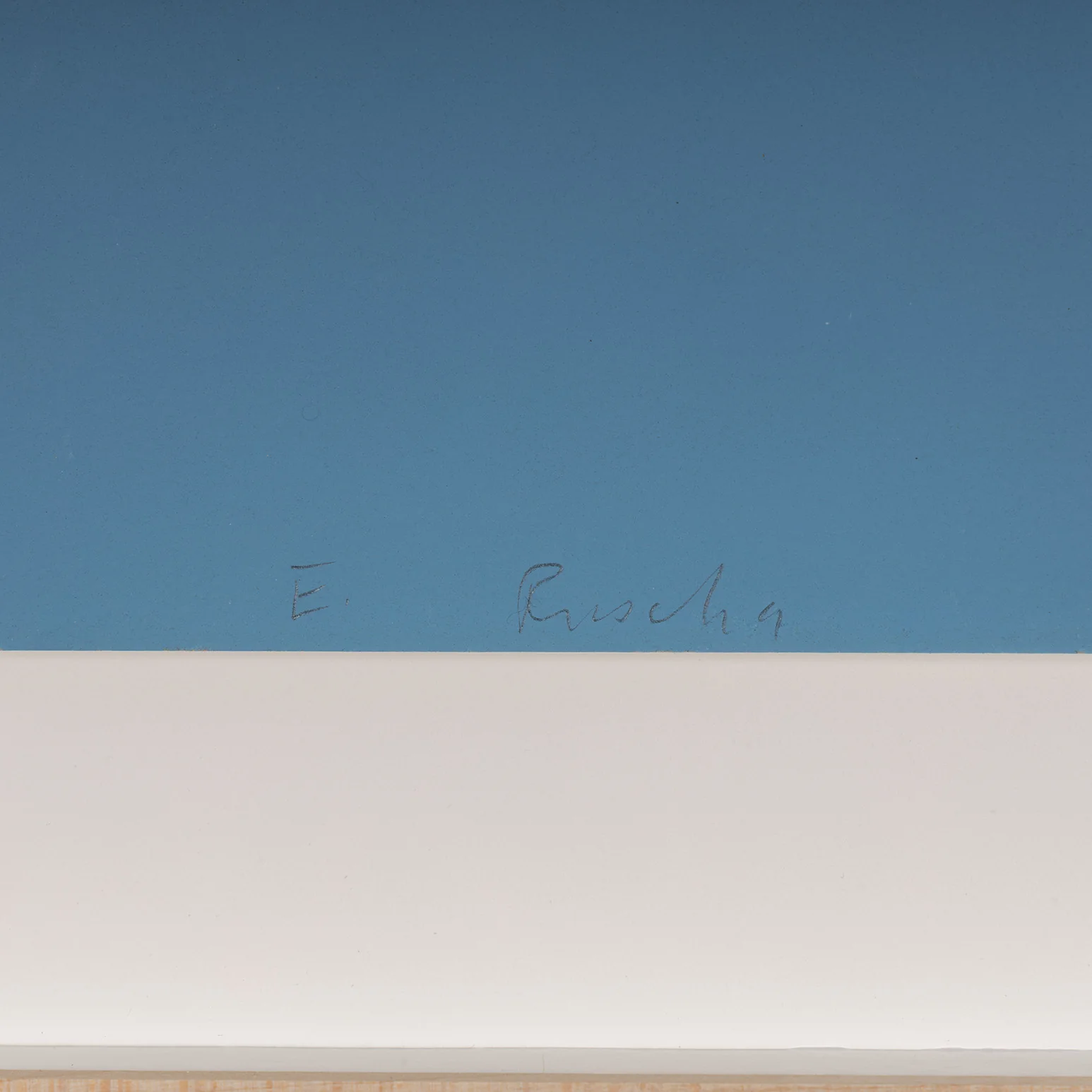 ED RUSCHA "BLUE SUDS" SCREENPRINT, 1971 - Image 4