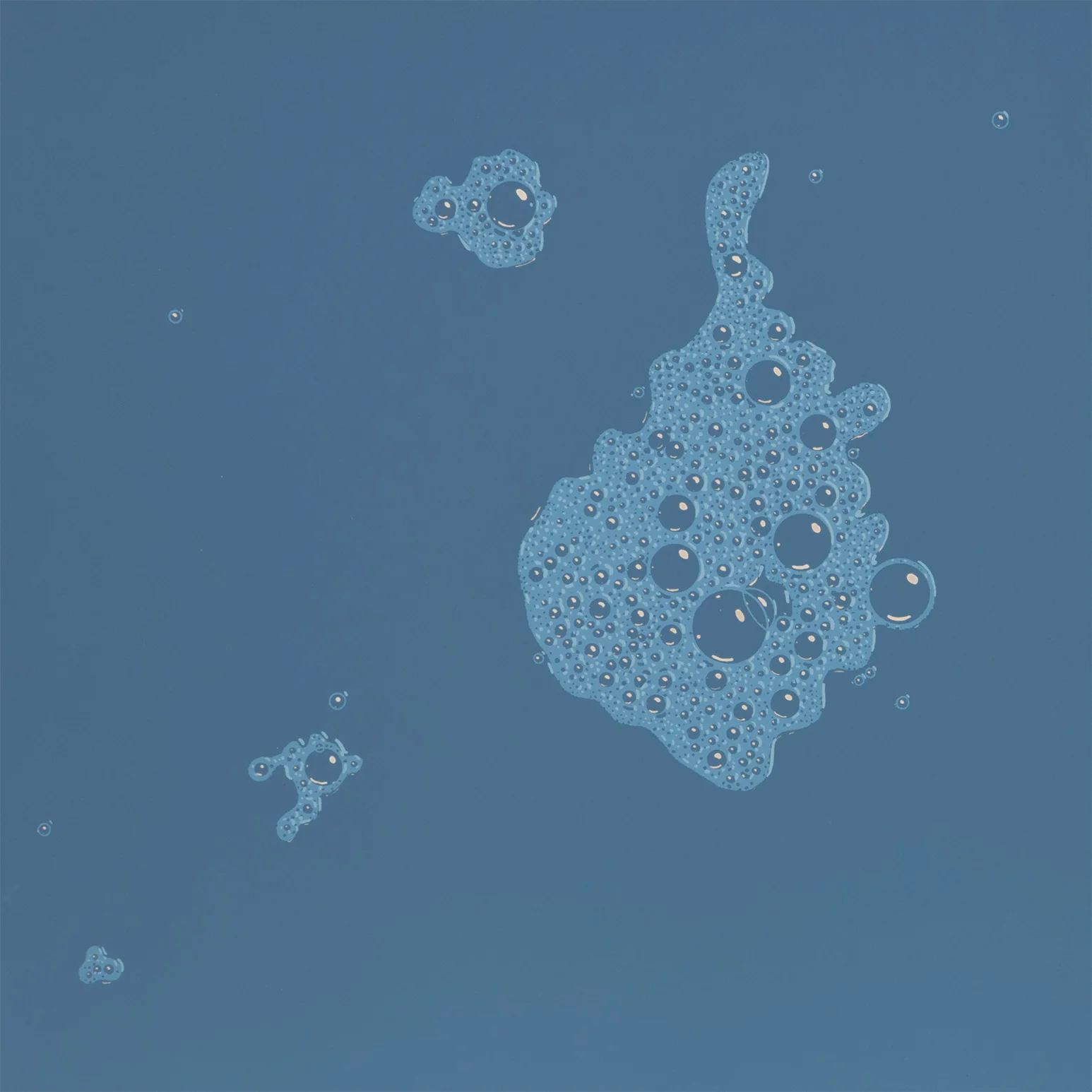 ED RUSCHA "BLUE SUDS" SCREENPRINT, 1971 - Image 6