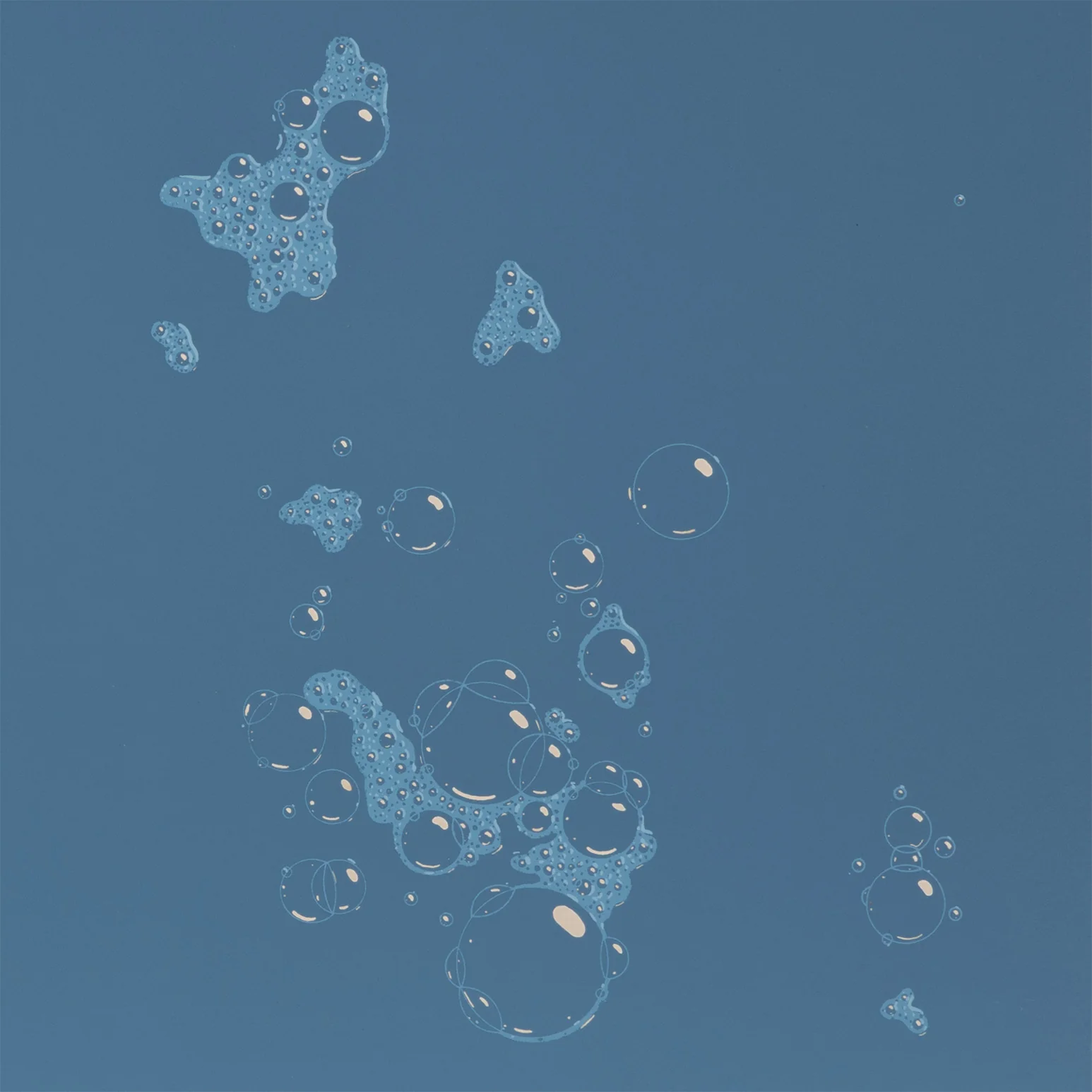 ED RUSCHA "BLUE SUDS" SCREENPRINT, 1971 - Image 7