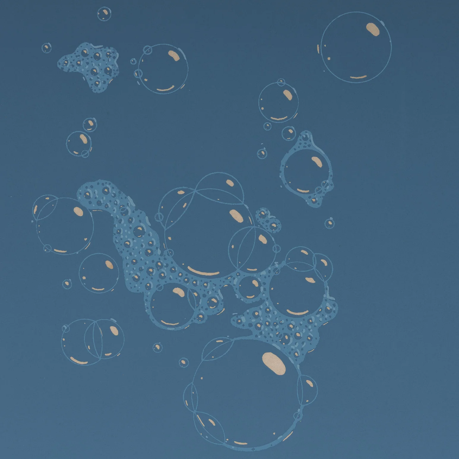 ED RUSCHA "BLUE SUDS" SCREENPRINT, 1971 - Image 8
