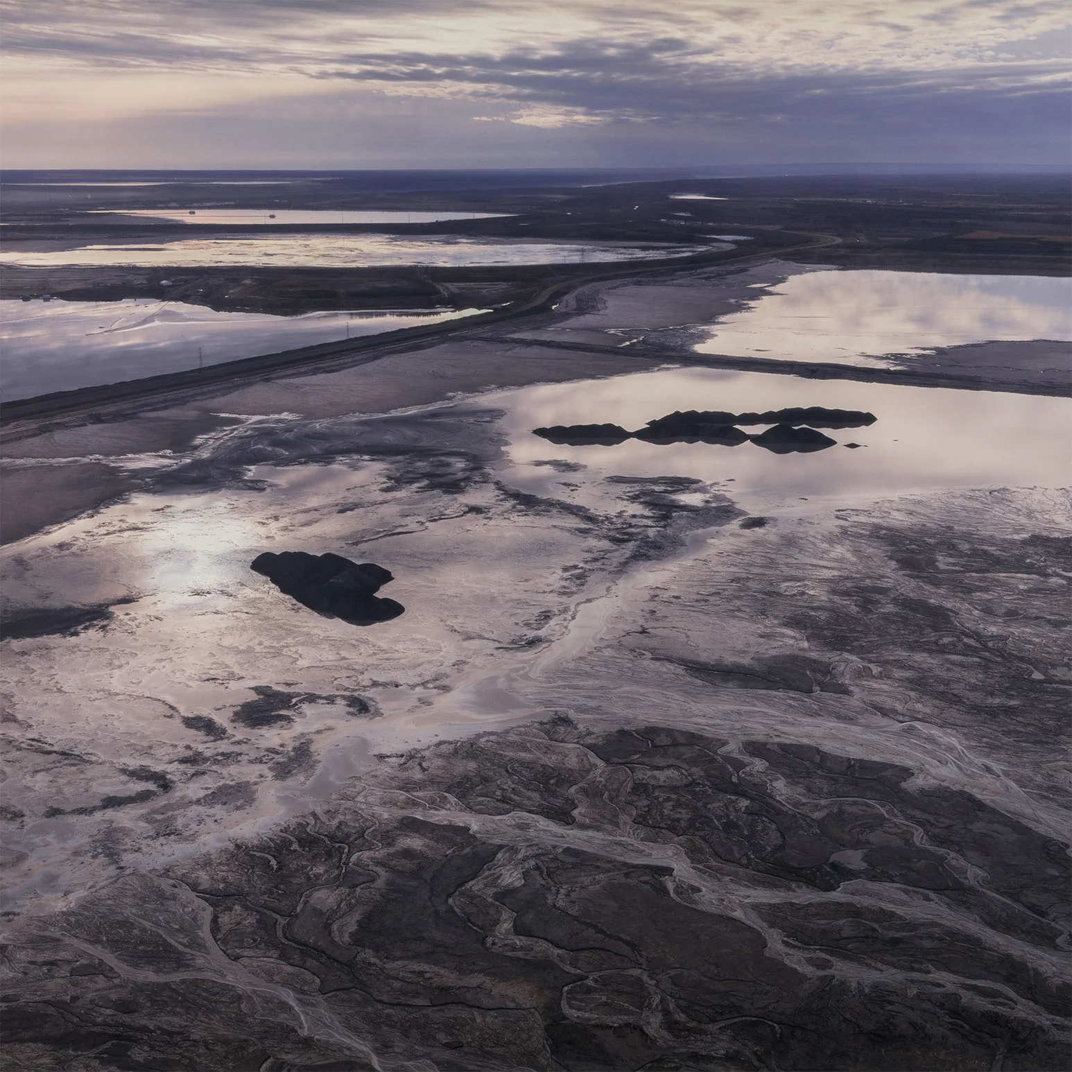 EDWARD BURTYNSKY "ALBERTA OIL SANDS #10" 2007 - Image 4