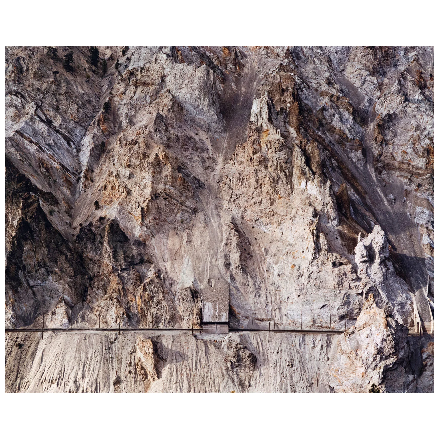 EDWARD BURTYNSKY "RAILCUTS #4 TRACK, THOMPSON RIVER, BC" 1985 - Image 3