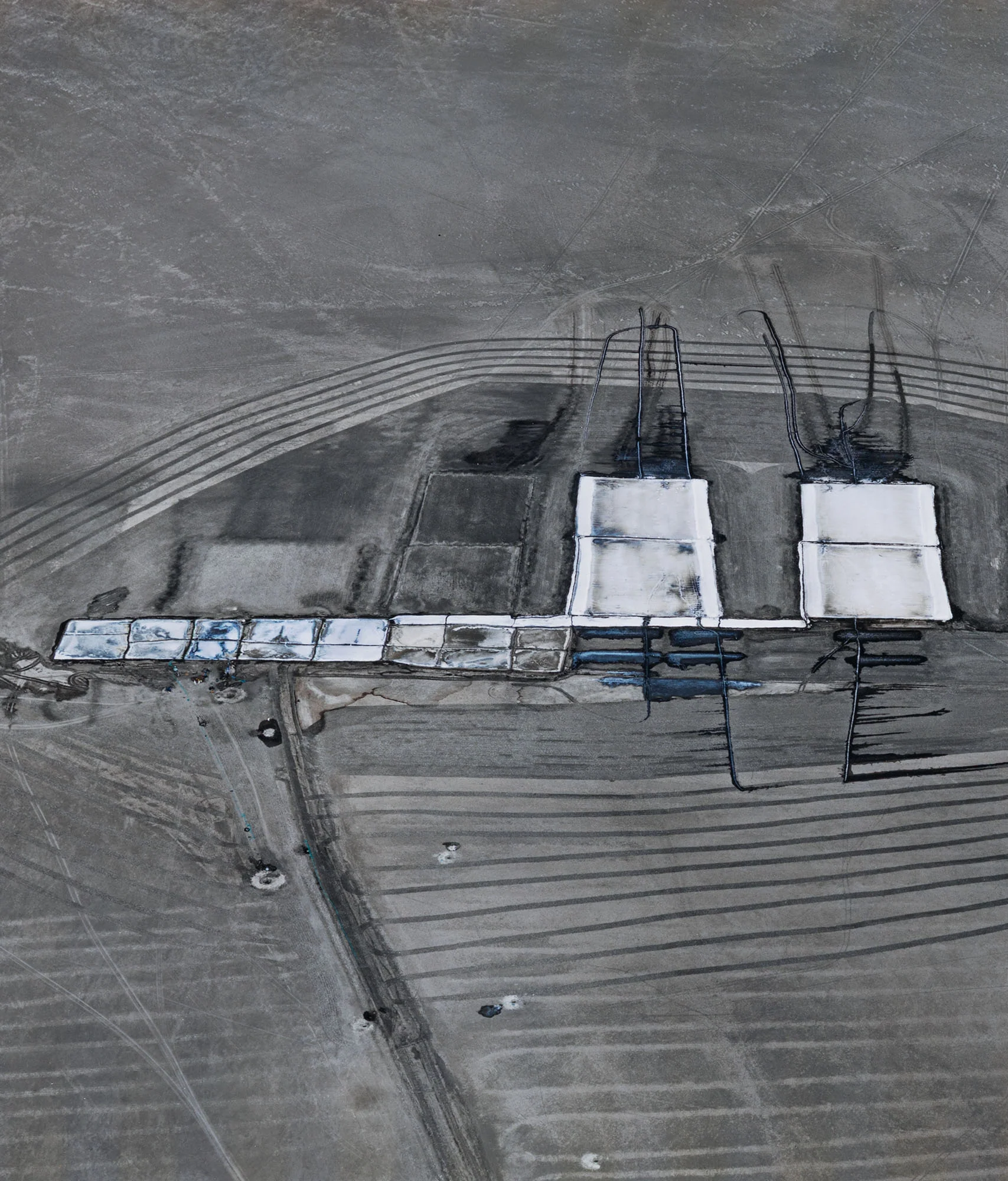 EDWARD BURTYNSKY "SALT PAN #9" 2016