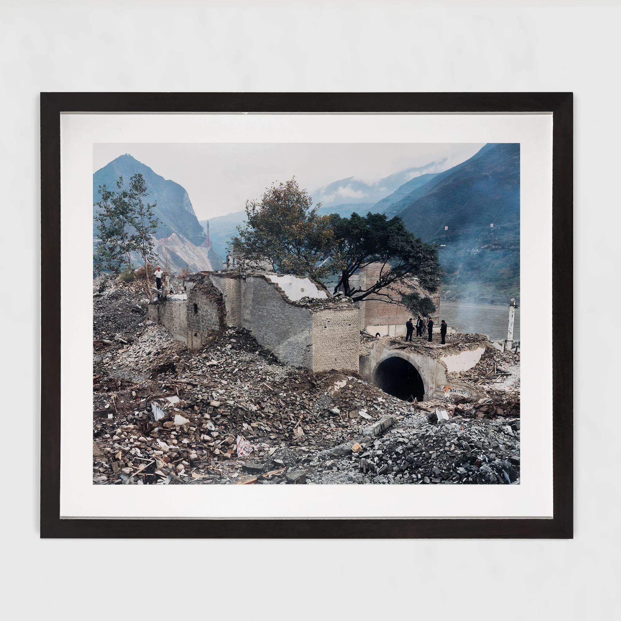 EDWARD BURTYNSKY "WUSHAN #11, THREE GORGES DAM PROJECT" 2002 - Image 2